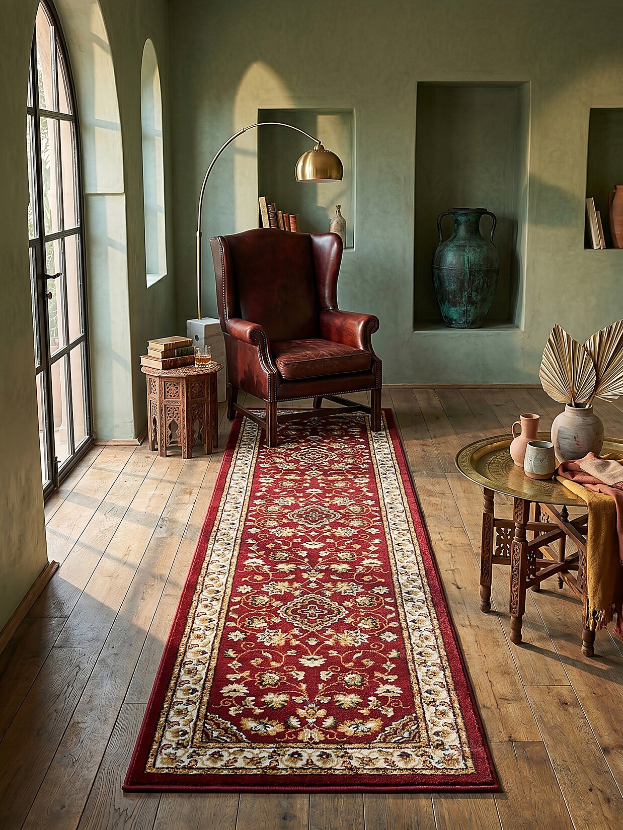Läufer Orient Rot 60 x 230 cm - GLAZERT Kadima Design