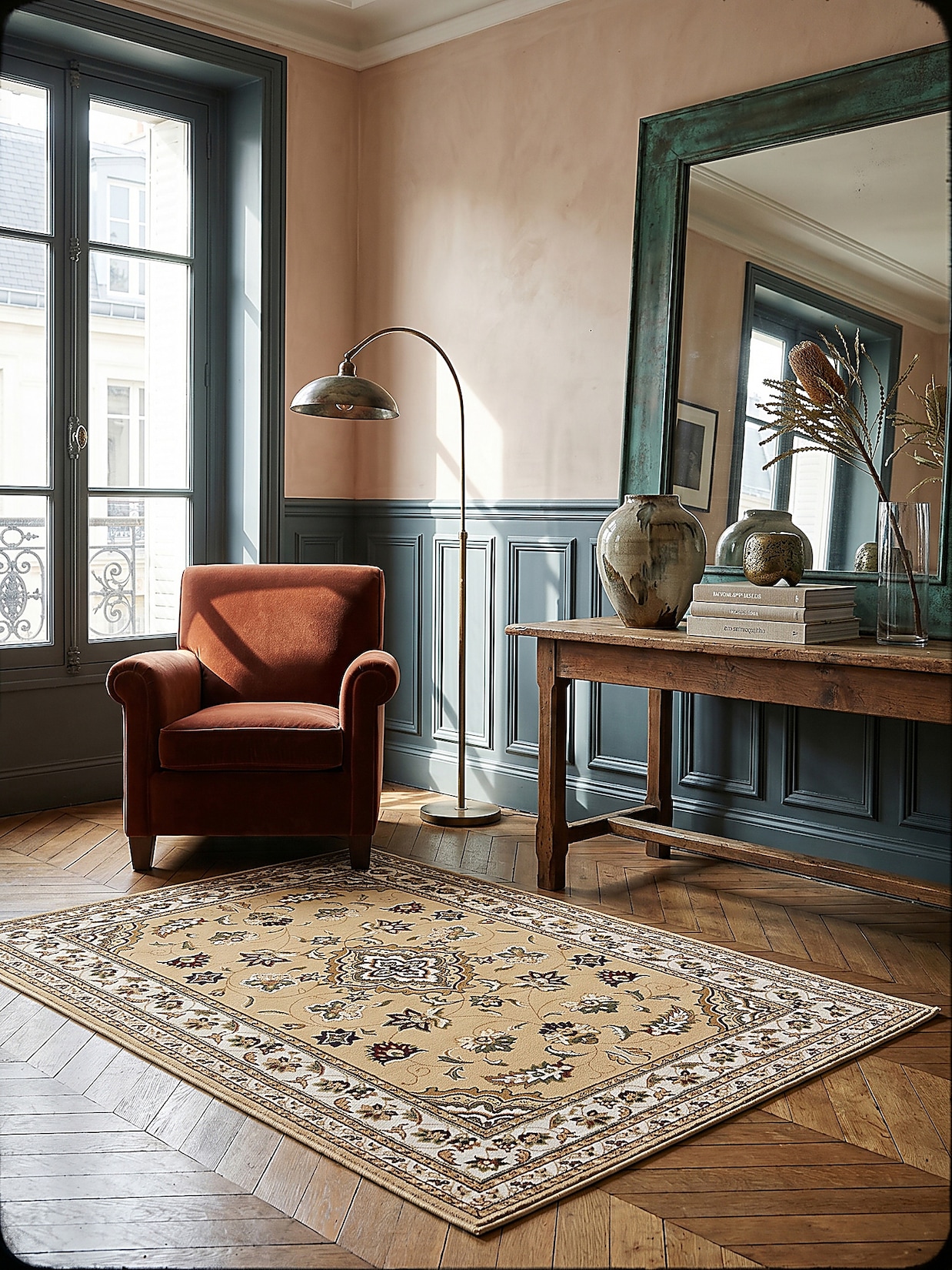 Teppich Orient Braun 200 x 290 cm - GLAZERT Kadima Design