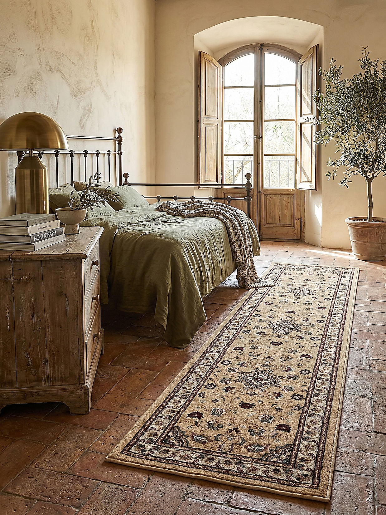 Läufer Orient Braun 60 x 230 cm - GLAZERT Kadima Design