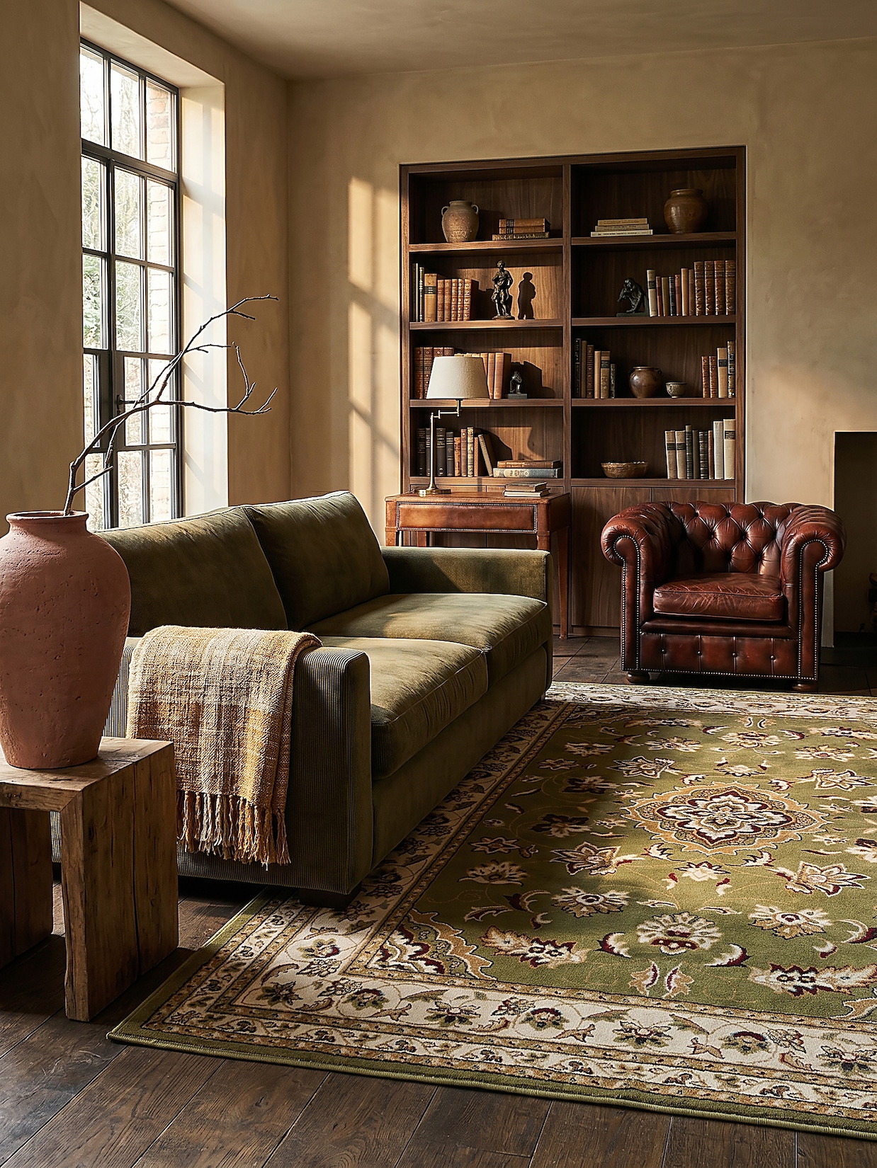 Teppich Orient Grün 160 x 230 cm - GLAZERT Kadima Design