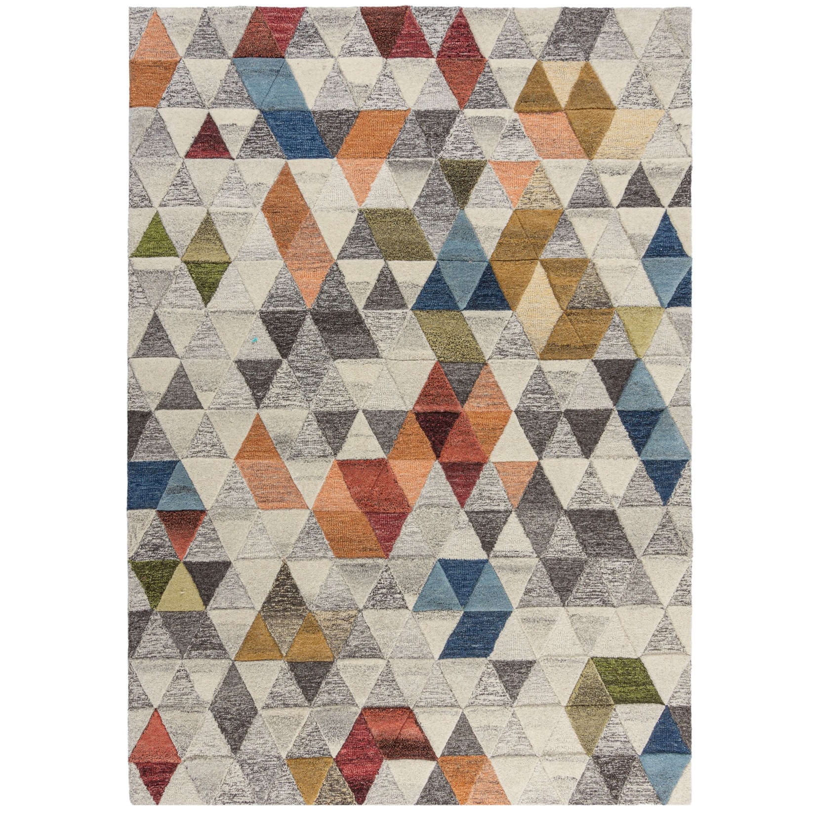 Wollteppich schmutzabweisend Bunt 120 x 170 cm - ESK Kadima Design