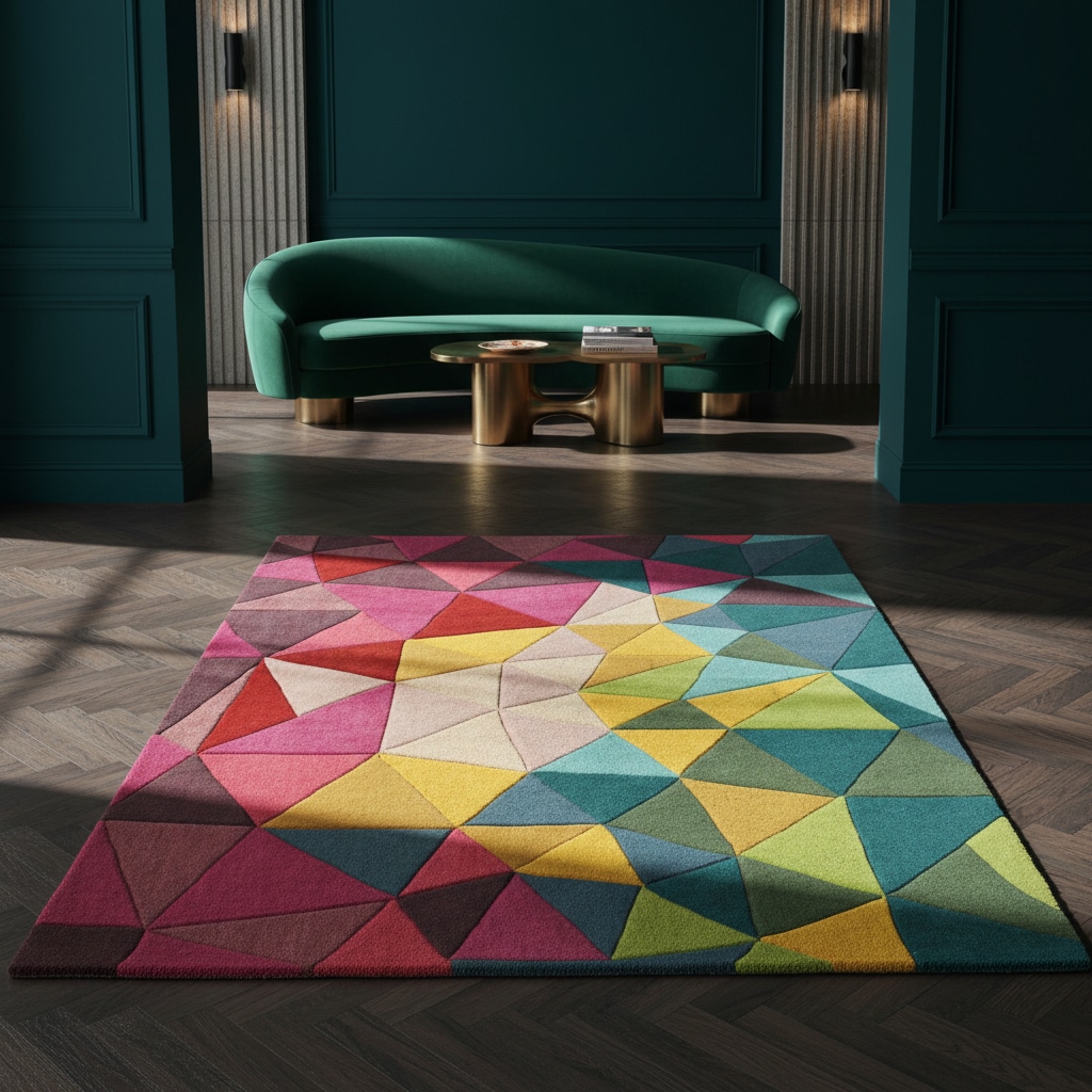 Wollteppich schmutzabweisend Bunt 200 x 290 cm - DERWENT | Kadima 