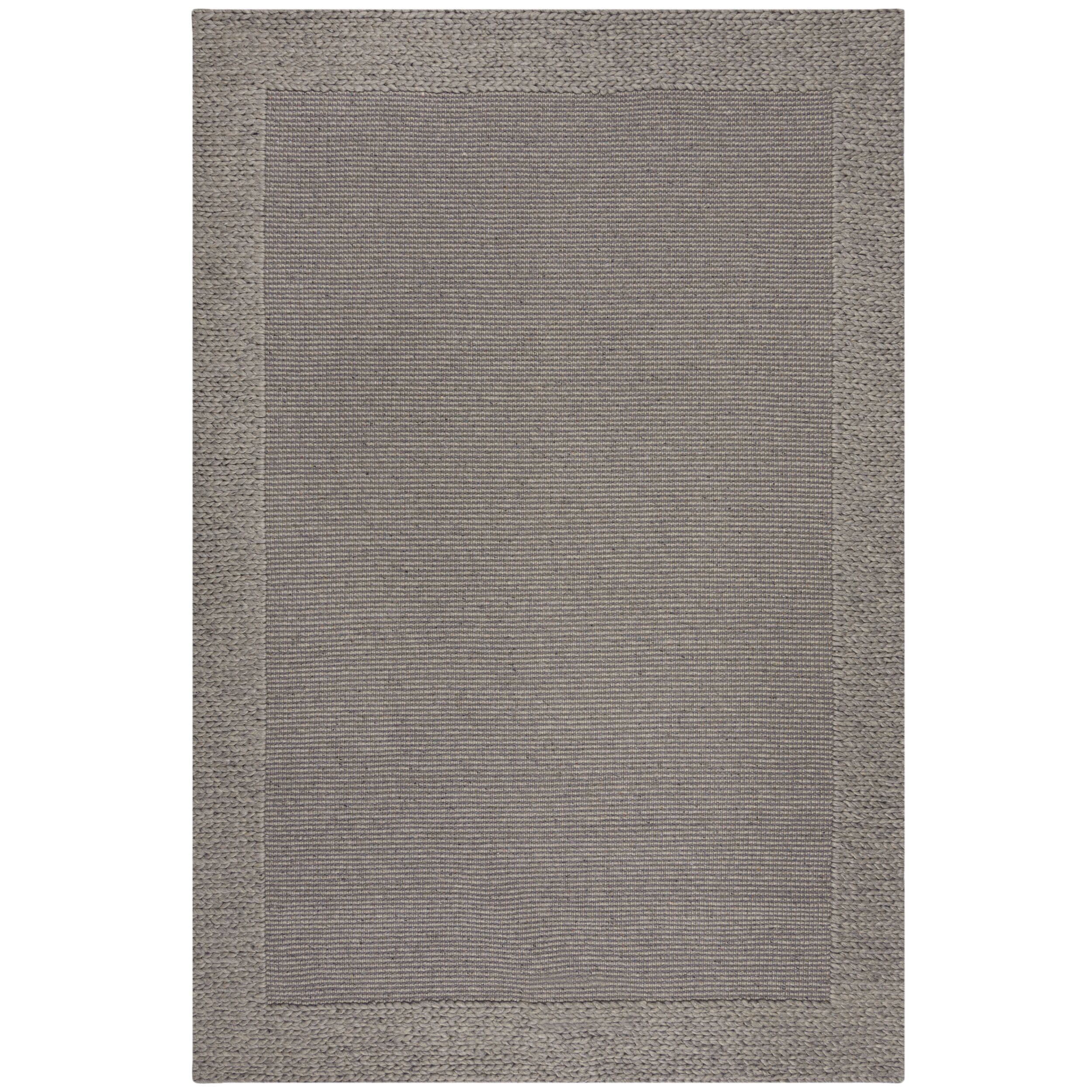 Exklusiver Wohnzimmerteppich "Calder", Wolle-Polyester-Mix, Farbe: Grau, 160x230 cm | Kadima Design 