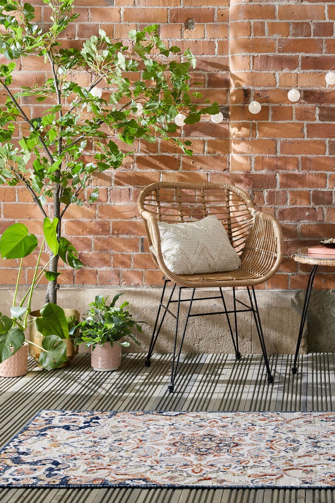 Outdoor-Läufer waschbar Bunt 80 x 230 cm - LAGAN Kadima Design