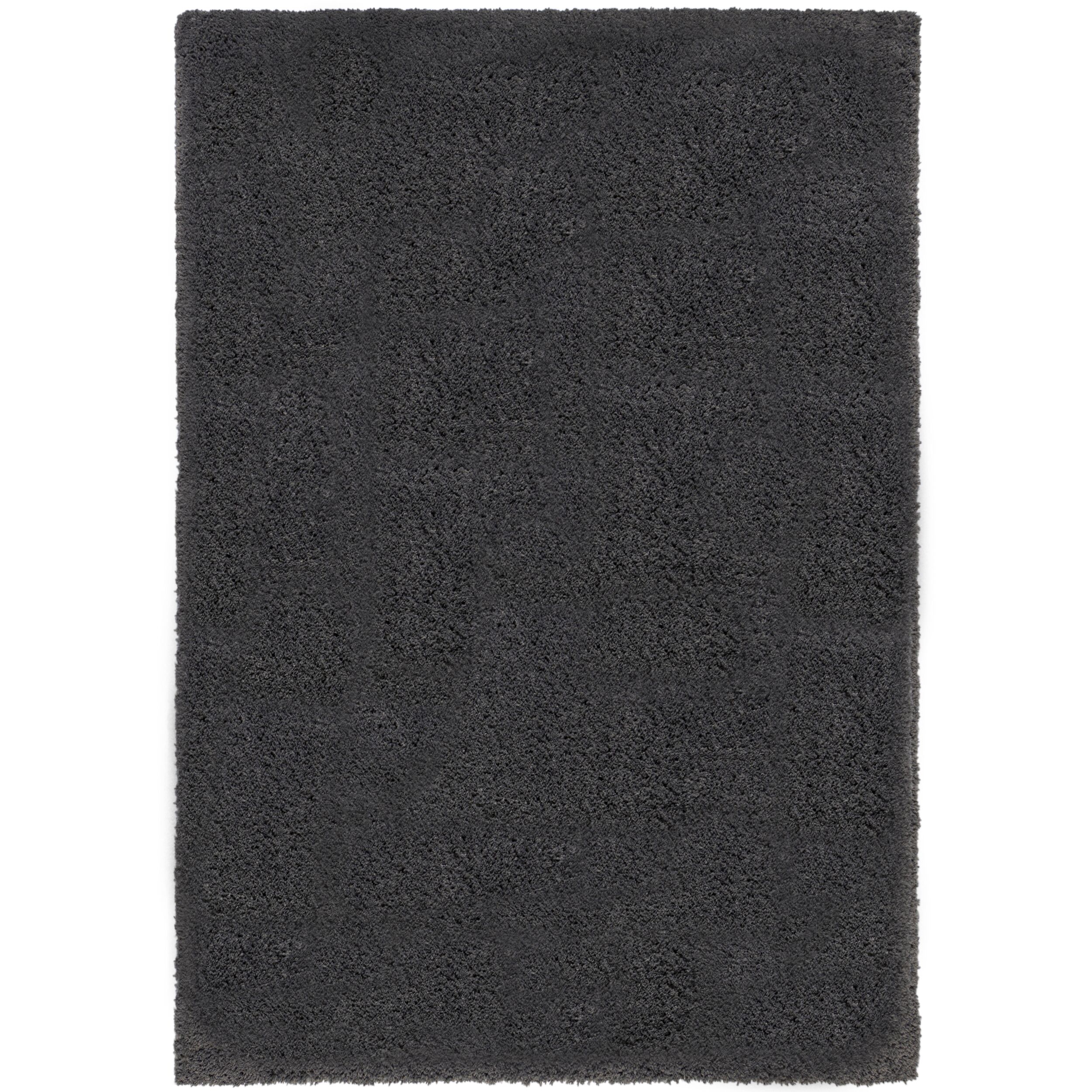 Teppich uni Anthrazit 160 x 230 cm - LYNE | Kadima Design 