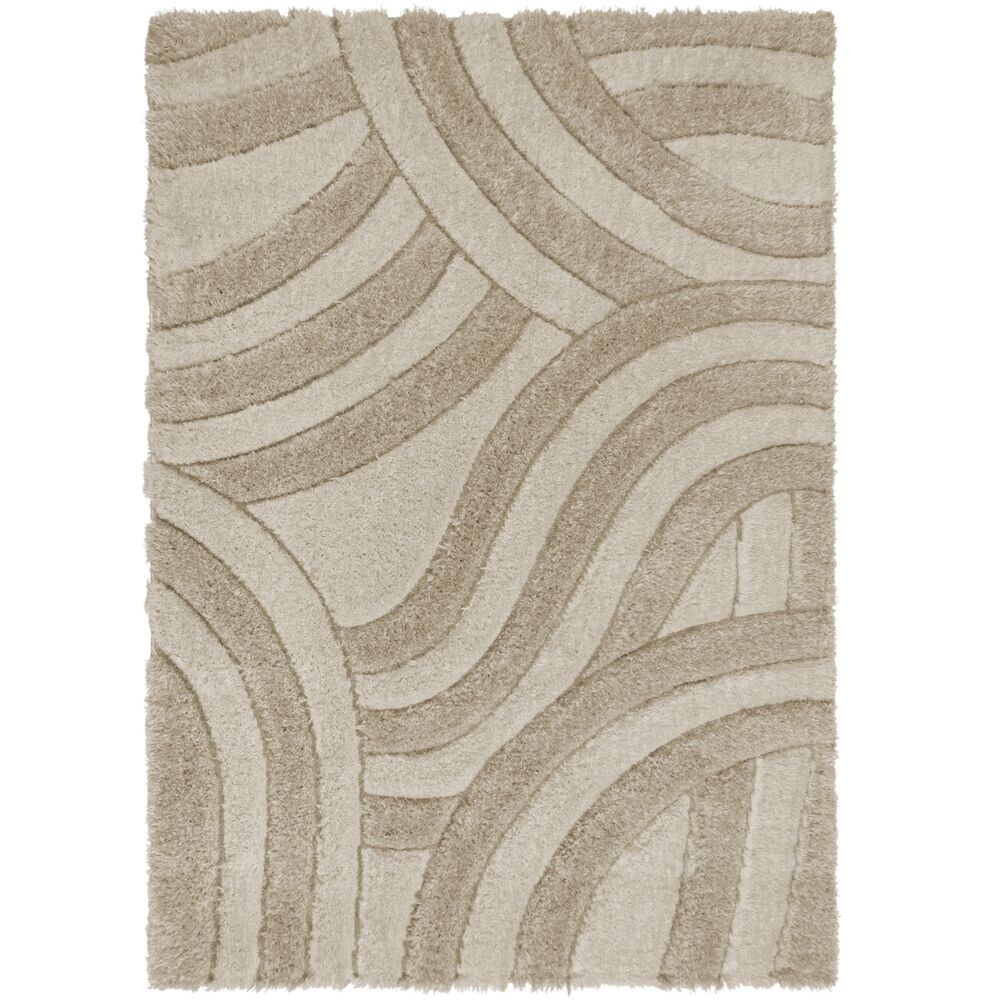 Teppich abstrakt Naturfarben 200 x 290 cm - NADD Kadima Design