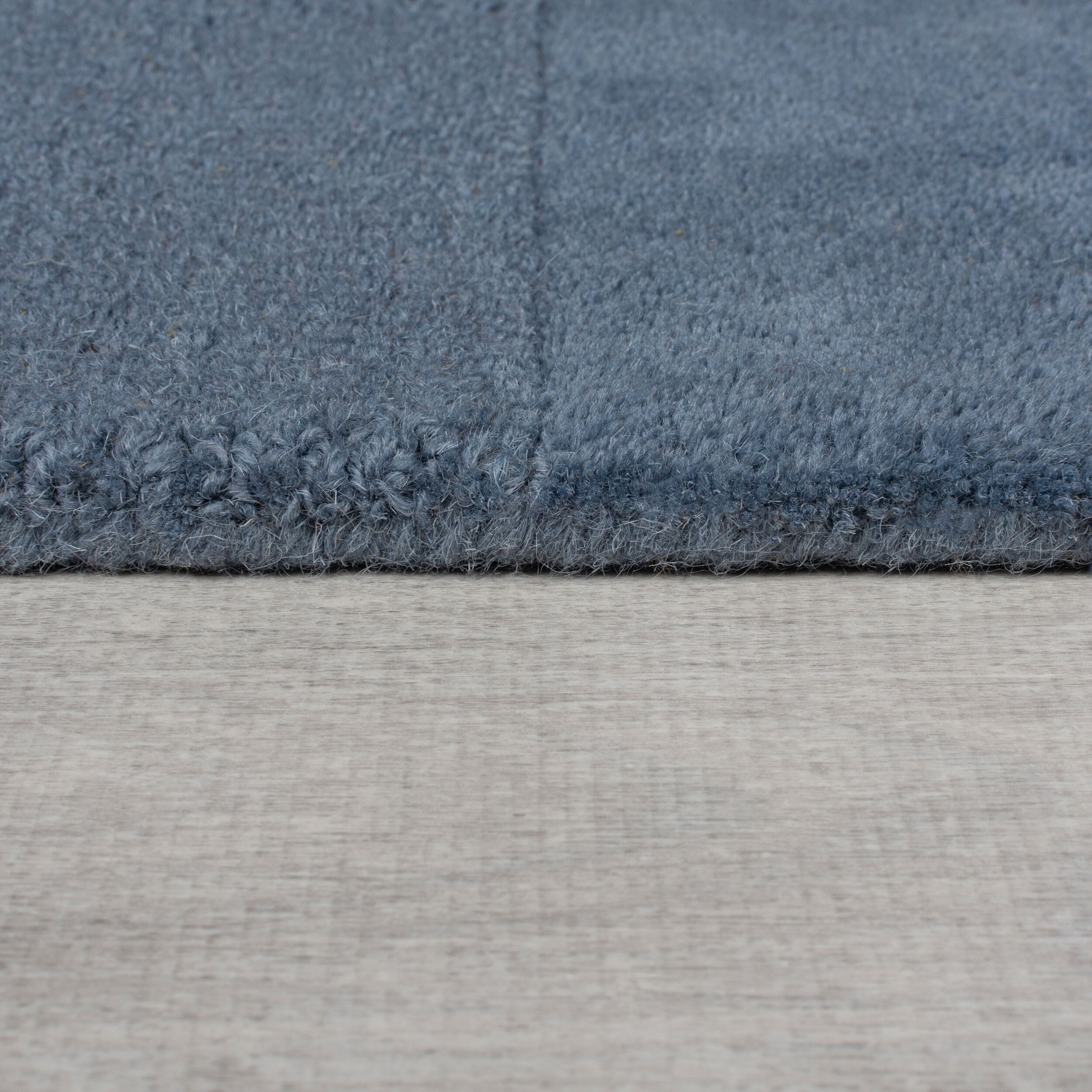 L&auml;ufer Wolle Blau 60 x 230 cm - DEBEN | Kadima Design 