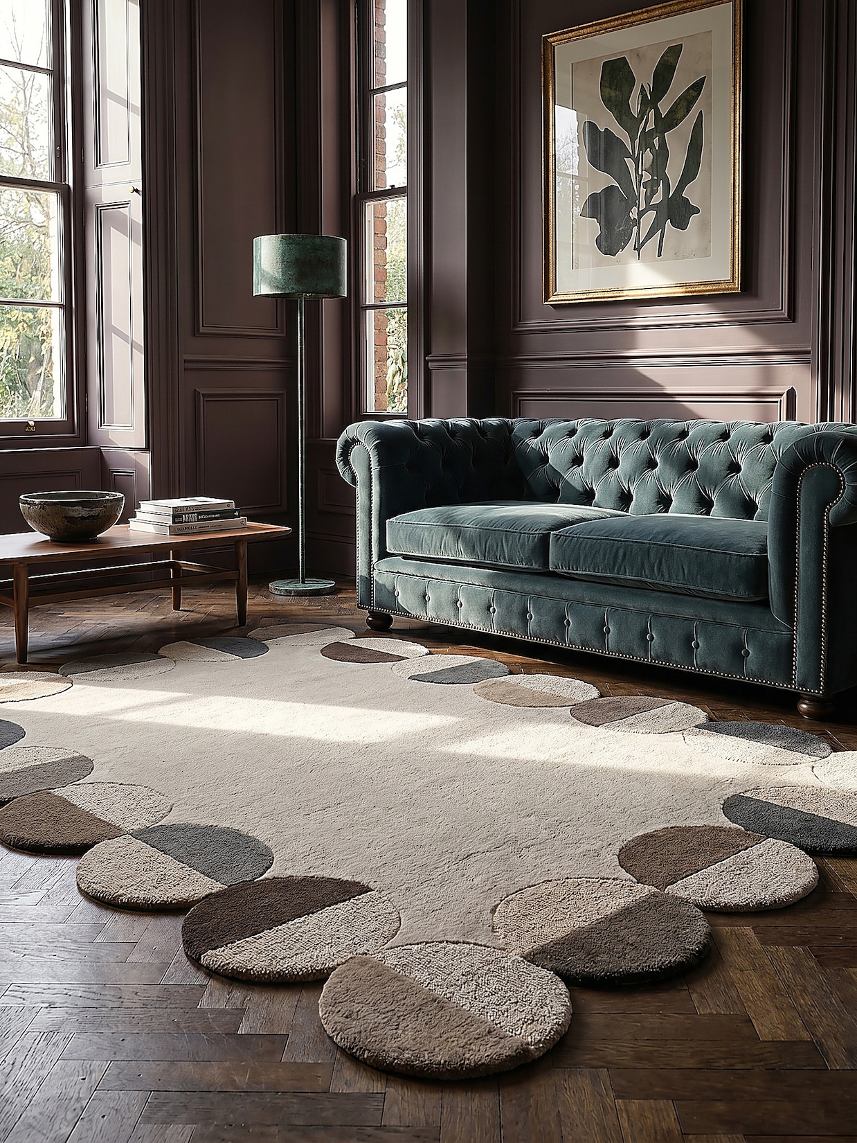 Wollteppich Kurzflor Natur 200 x 290 cm - HALLEIN Kadima Design