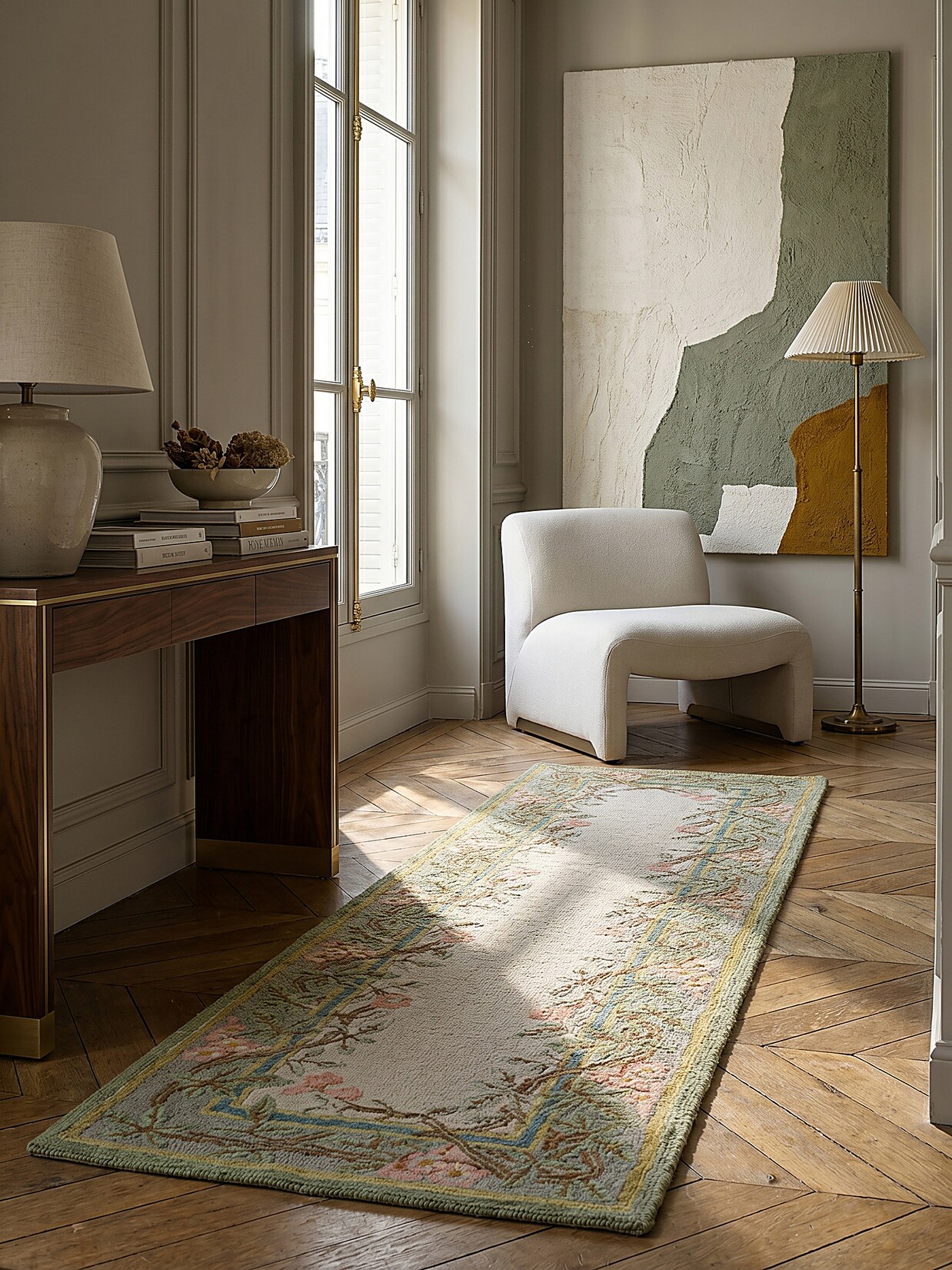 Läufer Wolle Bunt 80 x 300 cm - SOAR Kadima Design