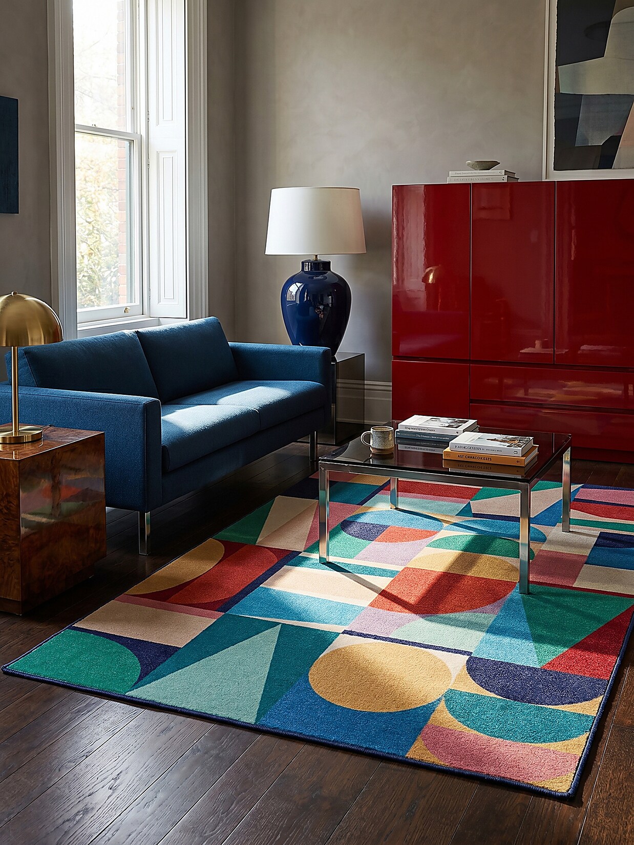 Wollteppich Patchwork Bunt 200 x 300 cm - DAHLIA Kadima Design
