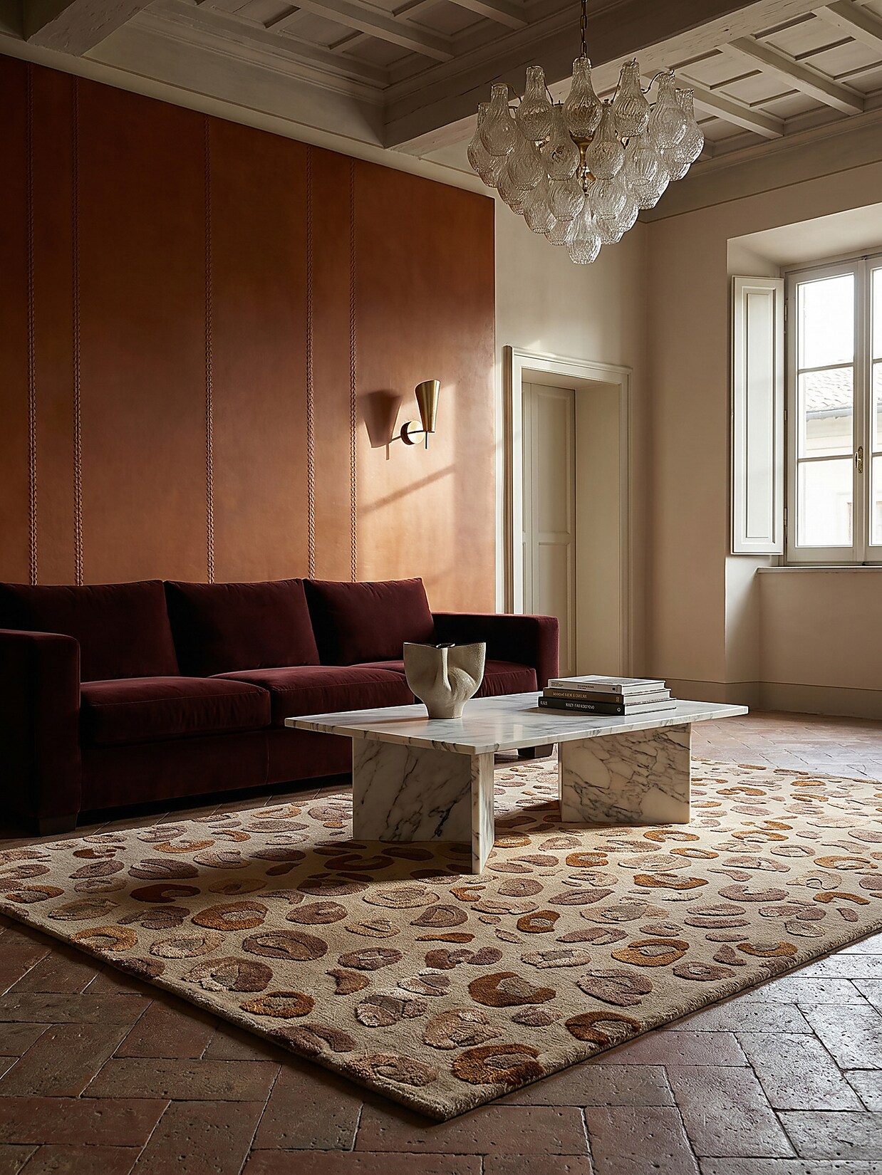 Teppich Kurzflor Natur 160 x 230 cm - SABLE Kadima Design