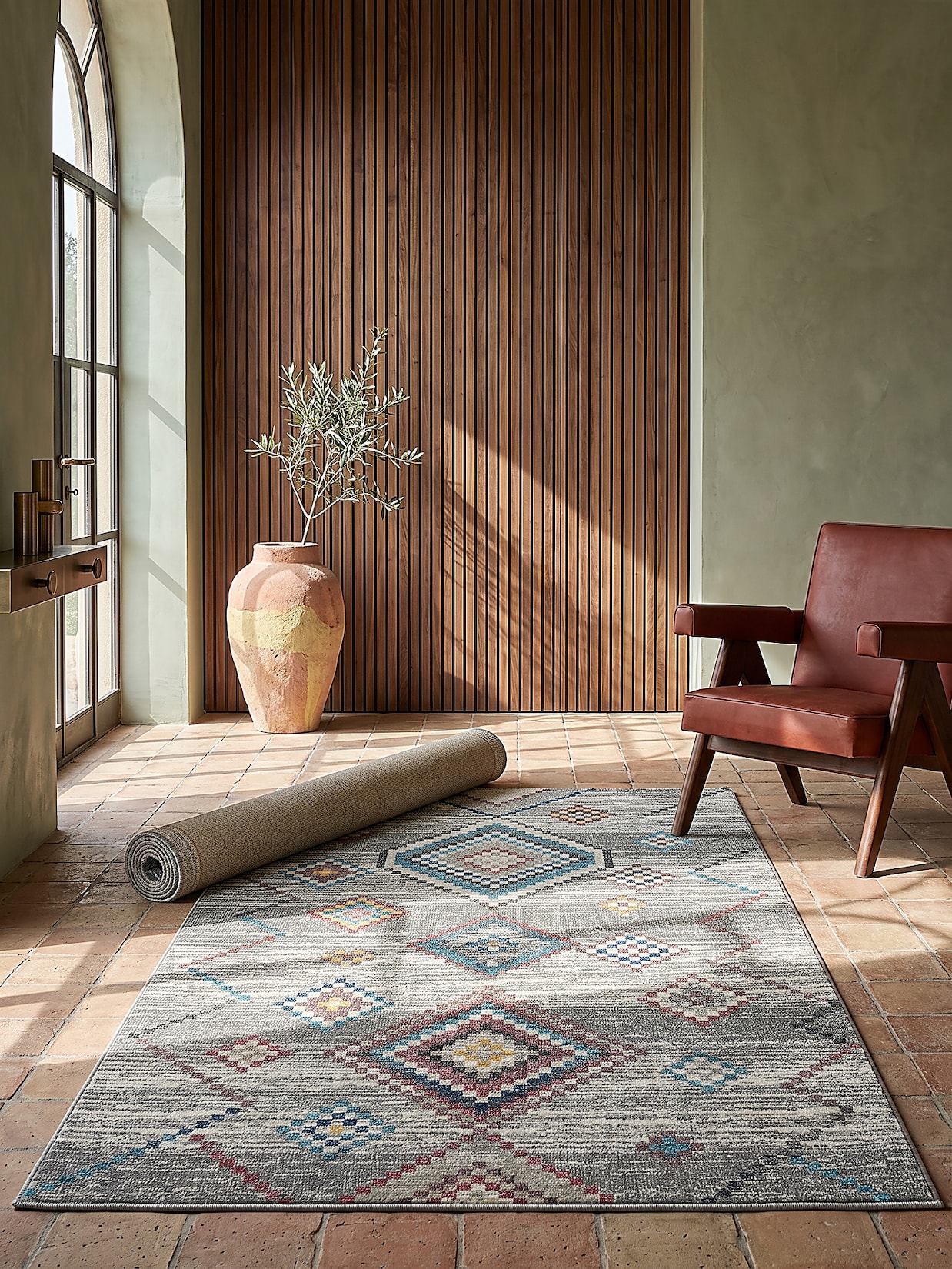 Outdoor-Läufer Niederflor Creme 80x300 cm - LIMMAT Kadima Design