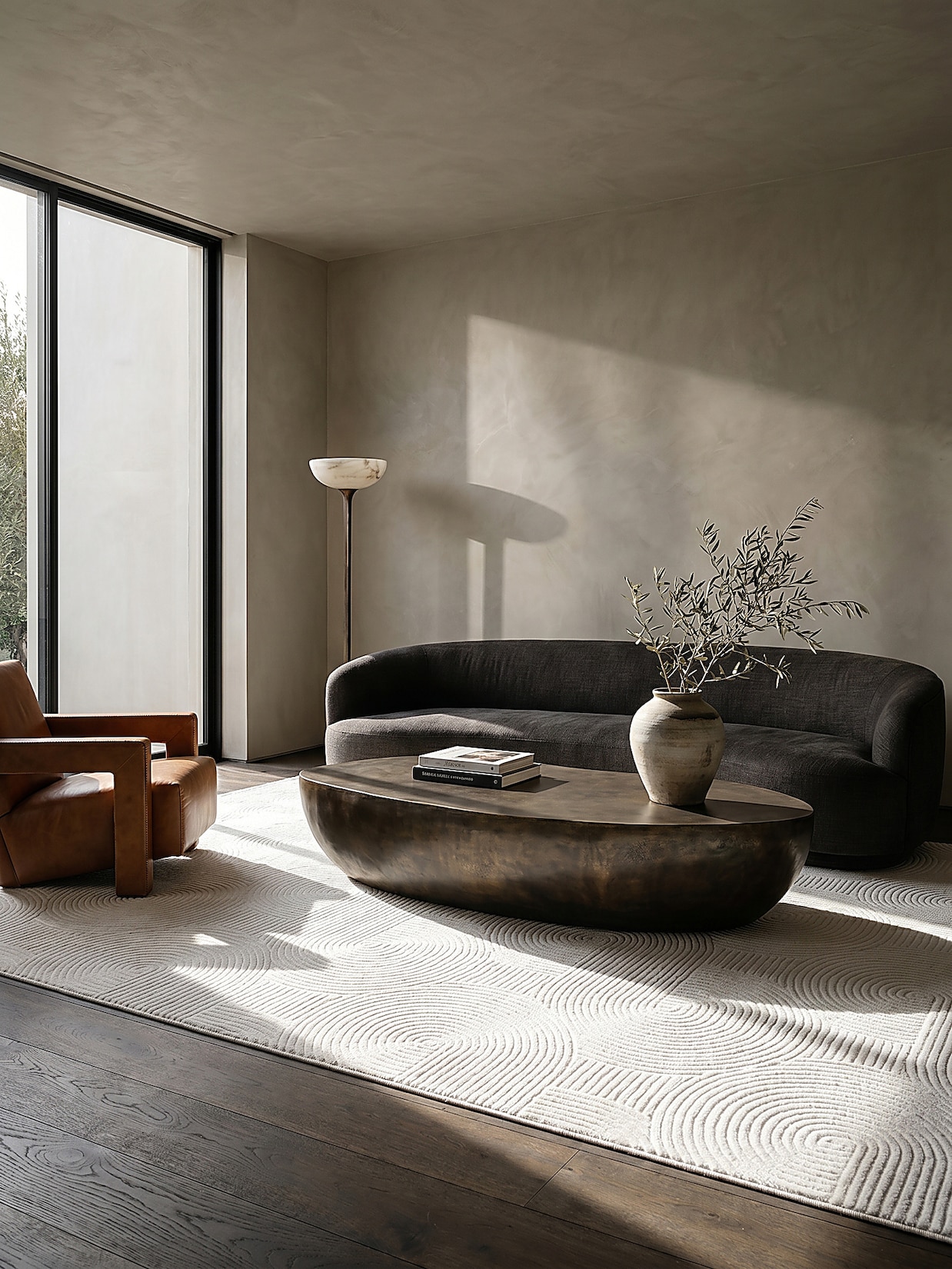 Teppich Kurzflor Weiß 120x160 cm - DALAR Kadima Design