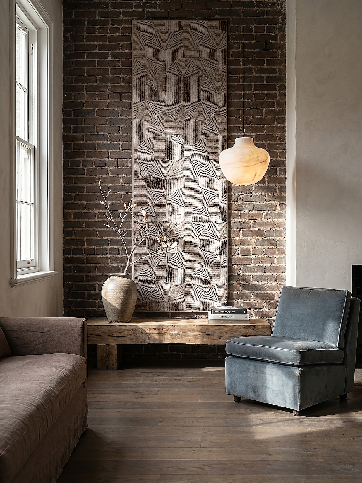 Läufer Kurzflor Beige 80x300 cm - DALAR Kadima Design