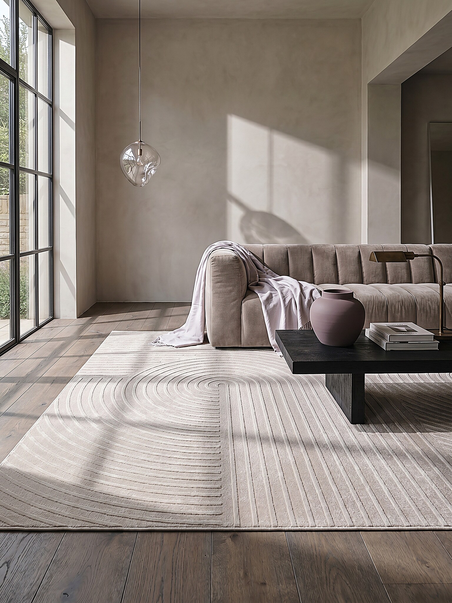 Teppich Kurzflor Beige 240x340 cm - ERESMA | Kadima Design 