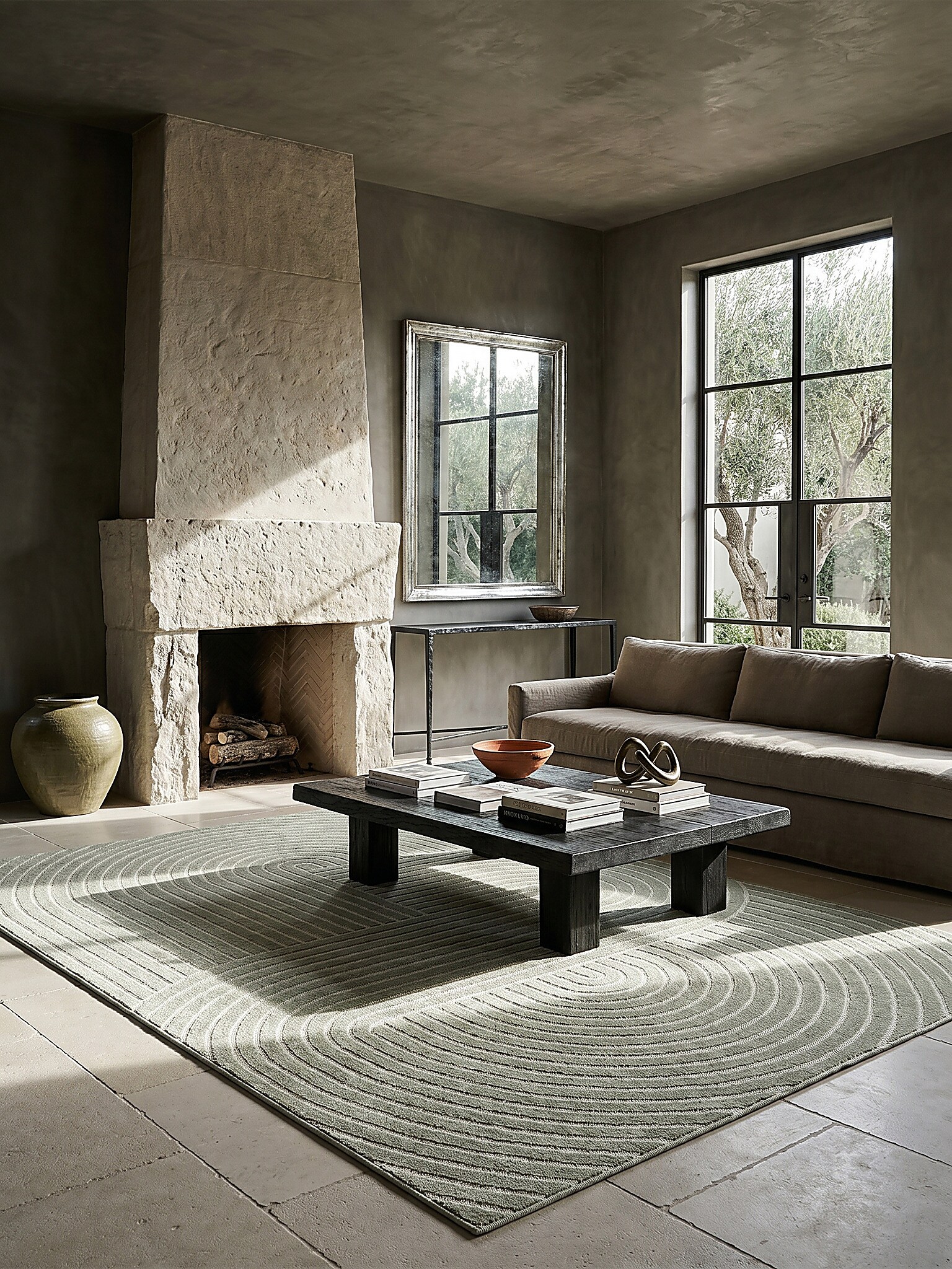 Outdoor-Teppich Niederflor Gr&uuml;n 140x200 cm - MEZEN | Kadima Design 