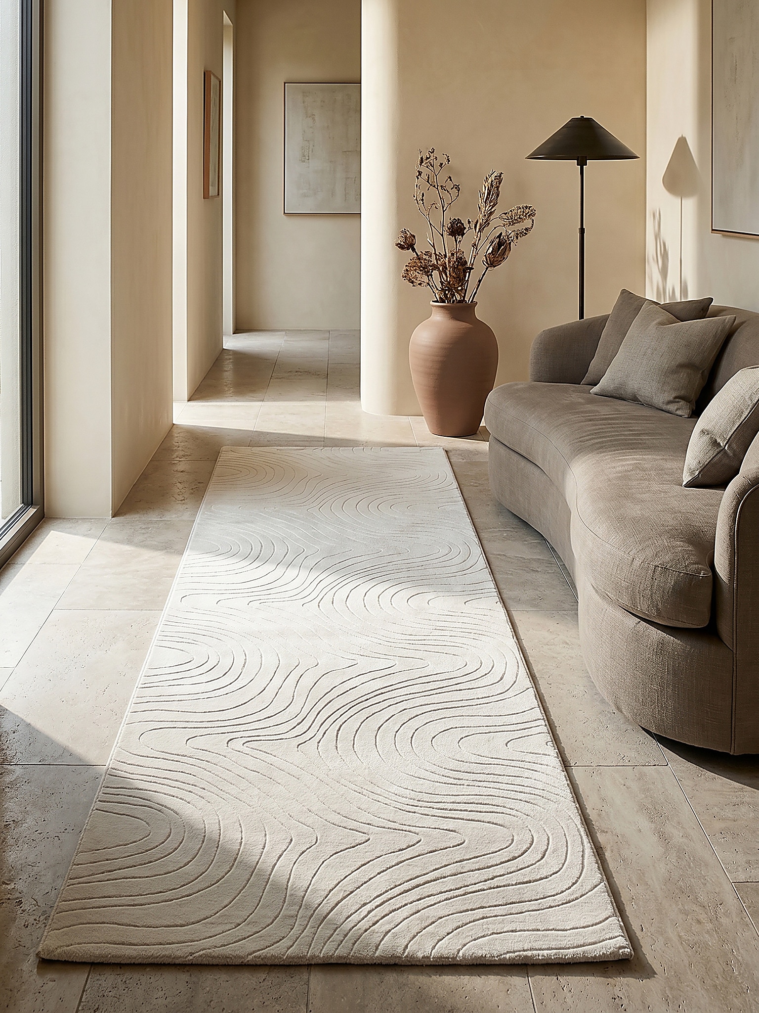 L&auml;ufer Kurzflor Creme 80x150 cm - DALAR | Kadima Design 