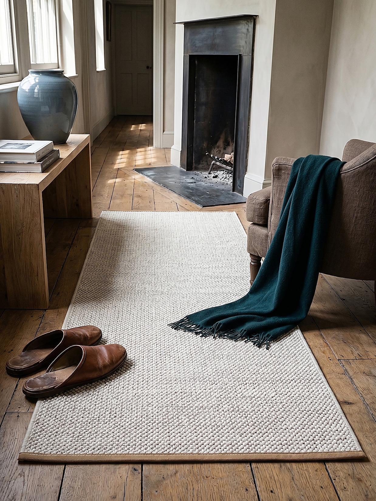 Läufer Kurzflor Creme 80x250 cm - STURA Kadima Design
