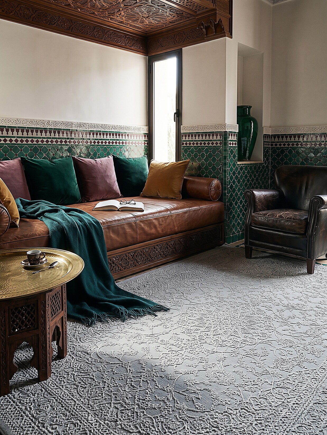 Teppich Waschbar Creme 160x230 cm - KASOS Kadima Design