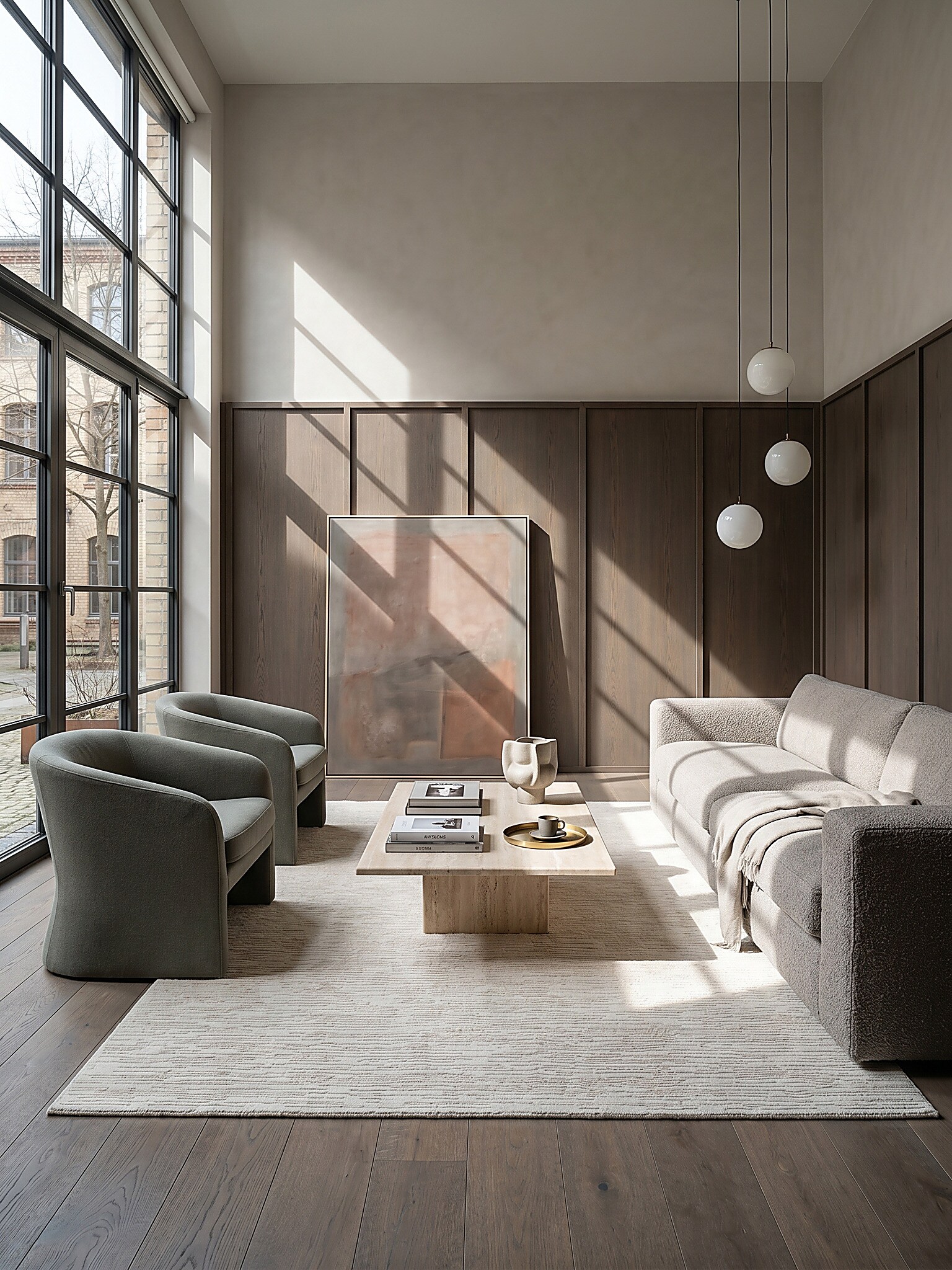 Teppich Waschbar Creme 160x230 cm - KASOS | Kadima Design 