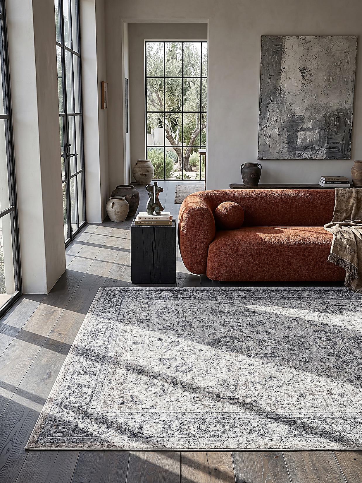 Outdoor-Teppich Niederflor Beige 200x290 cm - LIMMAT Kadima Design