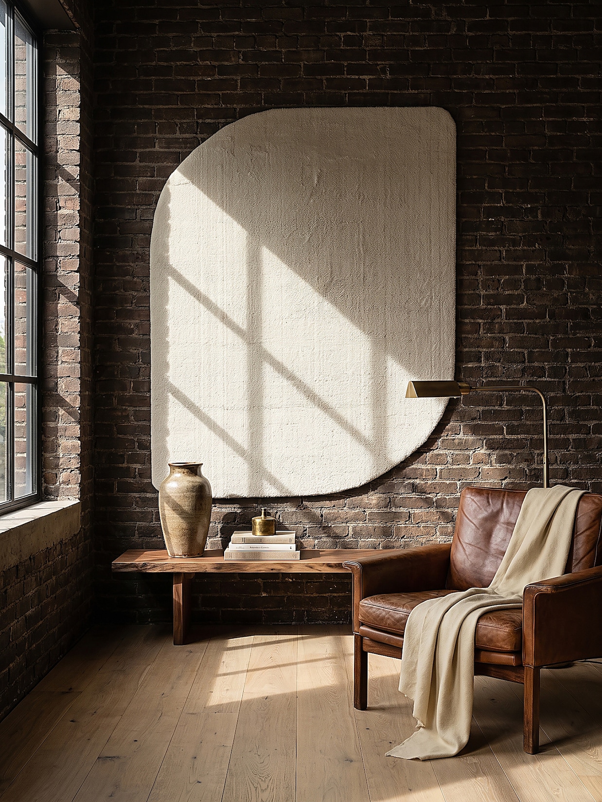 Teppich Hochflor Creme 160x220 cm - TIRSO Kadima Design