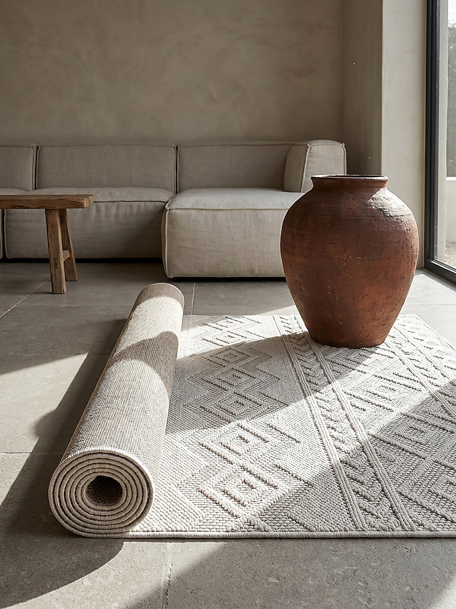 L&auml;ufer Kurzflor Creme 80x150 cm - STURA | Kadima Design 