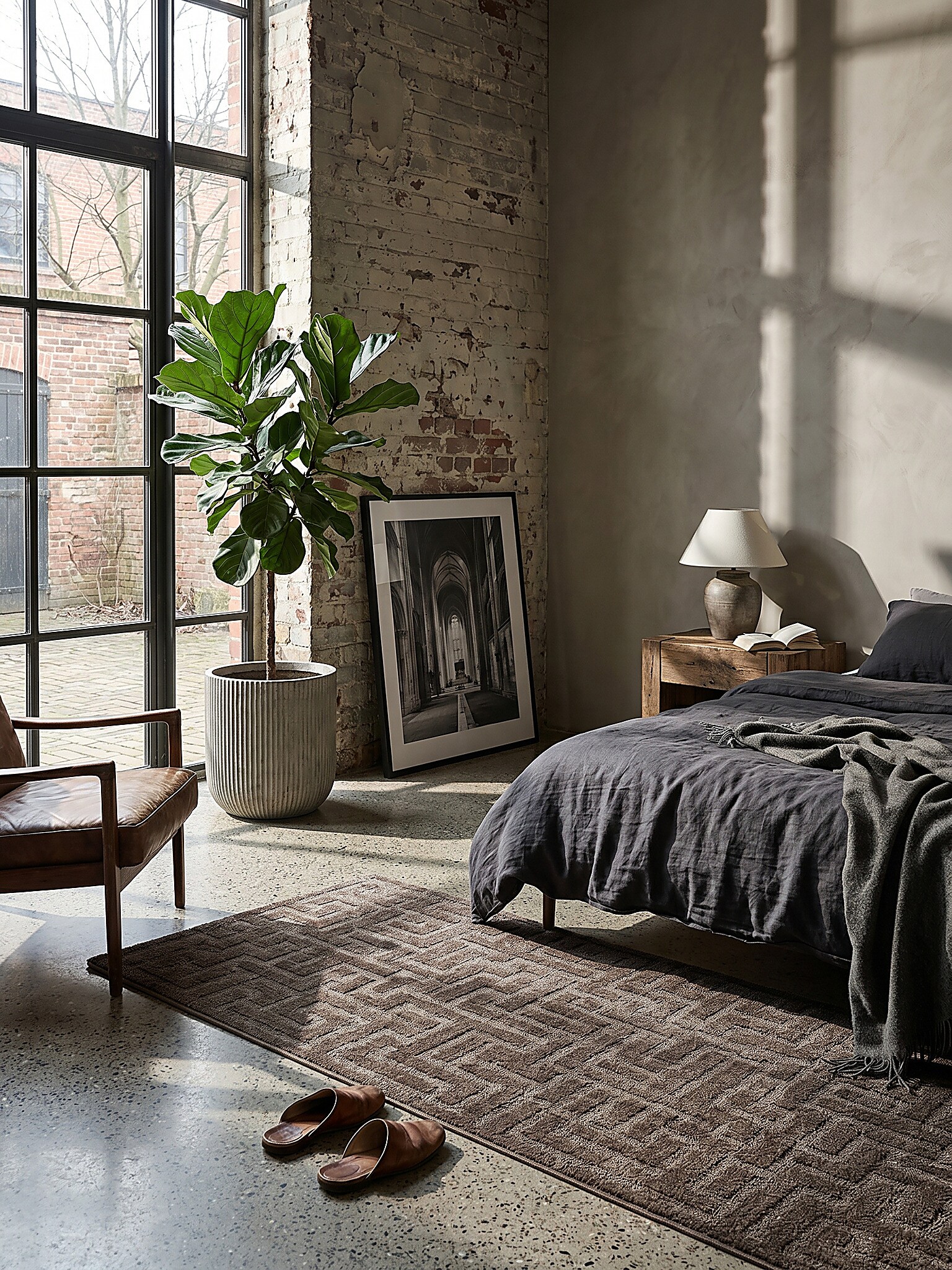 L&auml;ufer Kurzflor Braun 80x150 cm - MUOTA | Kadima Design 