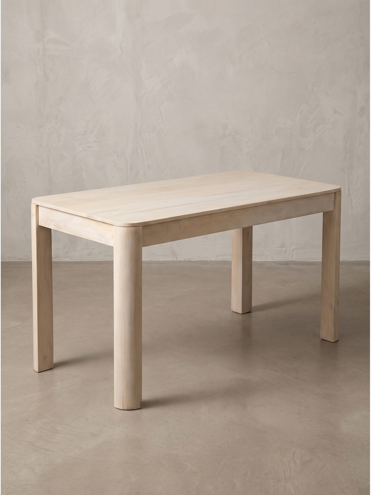 Esstisch Mango Massivholz Weiß-Mango 120x60x76 cm - CHARENTE Kadima