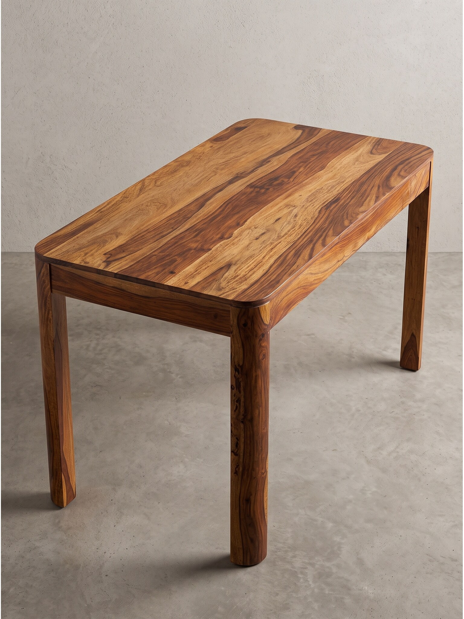 Esstisch Dunkles Massivholz 120x60x76 cm - CHARENTE | Kadima 