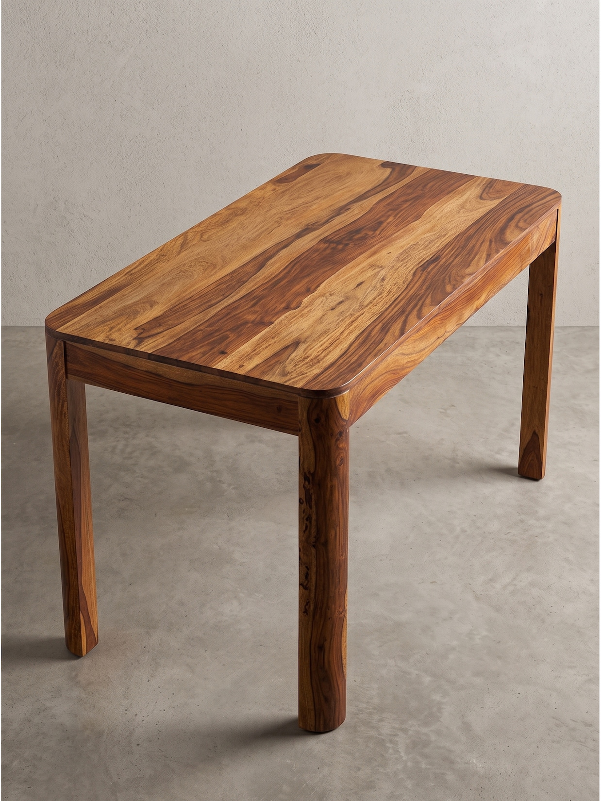Esstisch Dunkles Massivholz 120x60x76 cm - CHARENTE Kadima
