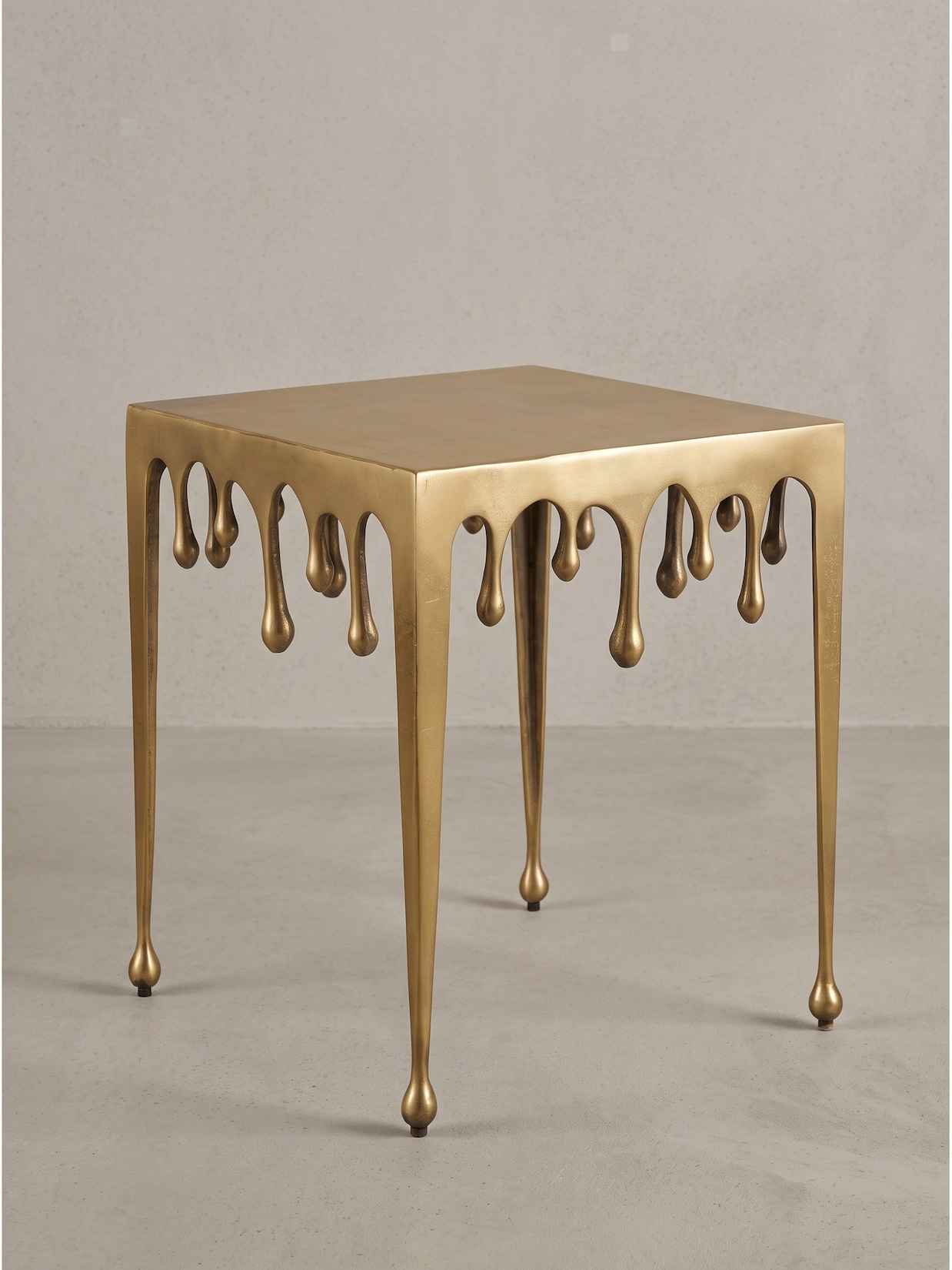 Beistelltisch Aluminium Gold 45,5x45,5x51 cm - GARD Kadima Design