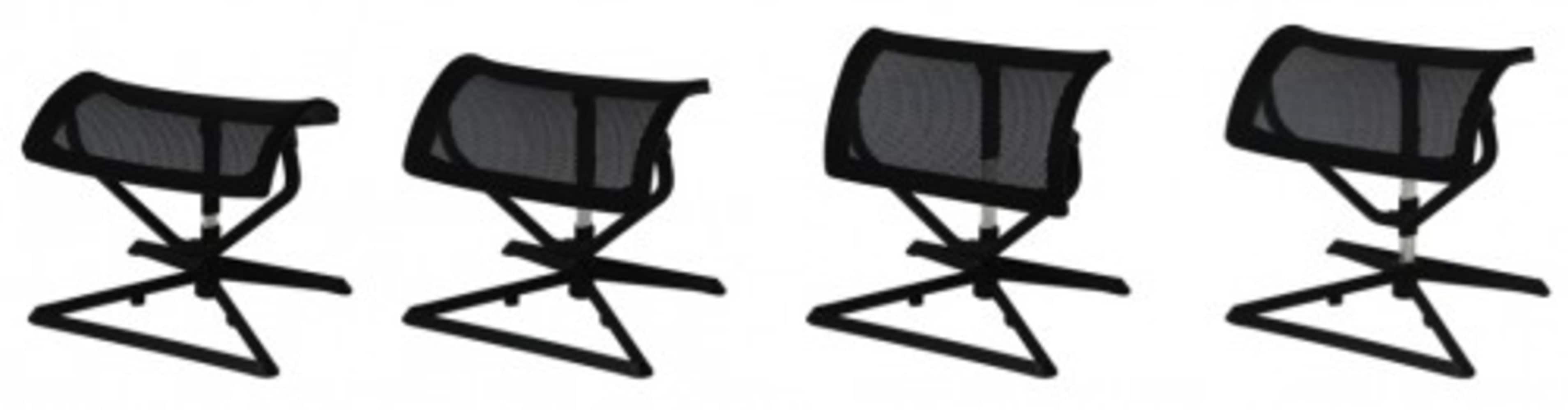 KADIMA DESIGN Ergonomische Fu&szlig;auflage: Netzbezug, h&ouml;hen-/neigungsverstellbar, Nylon-Polyamid, montiert geliefert. 