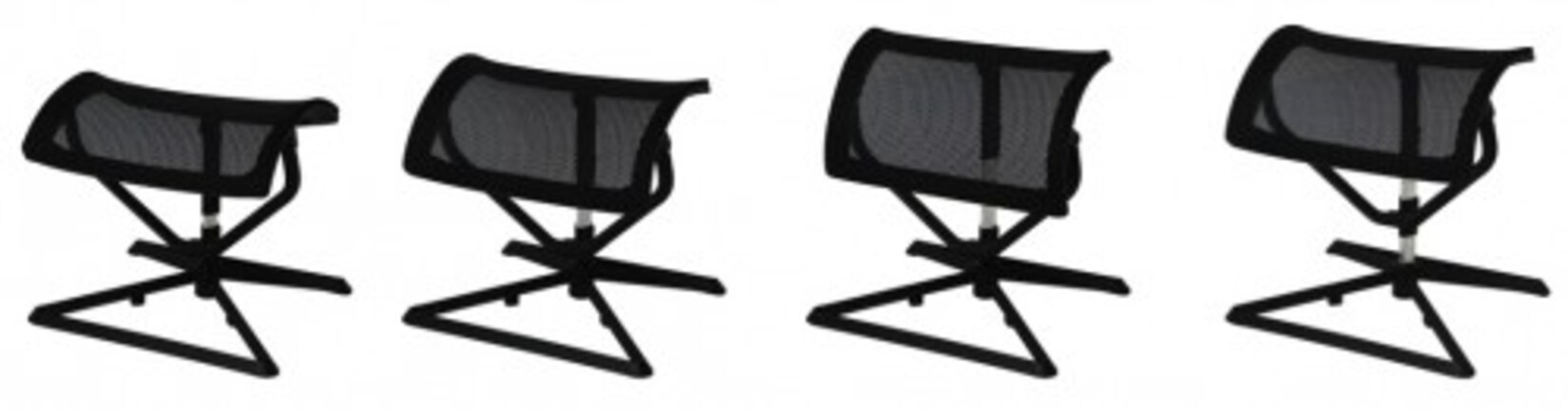 KADIMA DESIGN Ergonomische Fußauflage: Netzbezug, höhen-/neigungsverstellbar, Nylon-Polyamid, montiert geliefert.