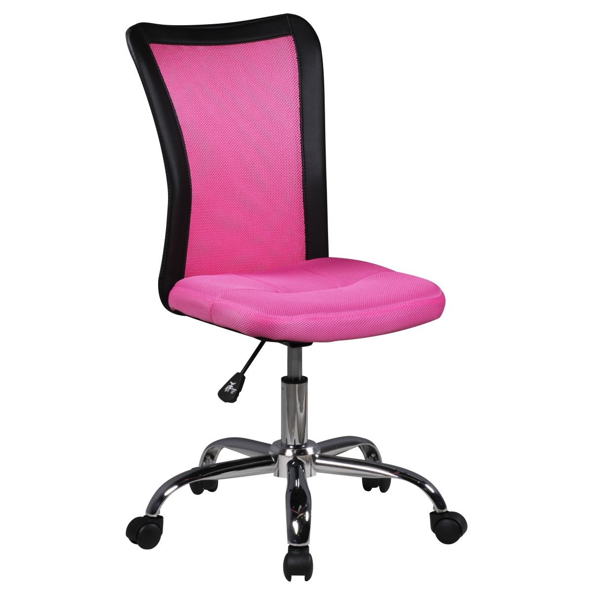 KADIMA DESIGN Kinderdrehstuhl Schreibtisch, ergonomisch, Netz, h&ouml;henverstellbar, bis 30 kg, in Pink/Schwarz, Blau/Schwarz 