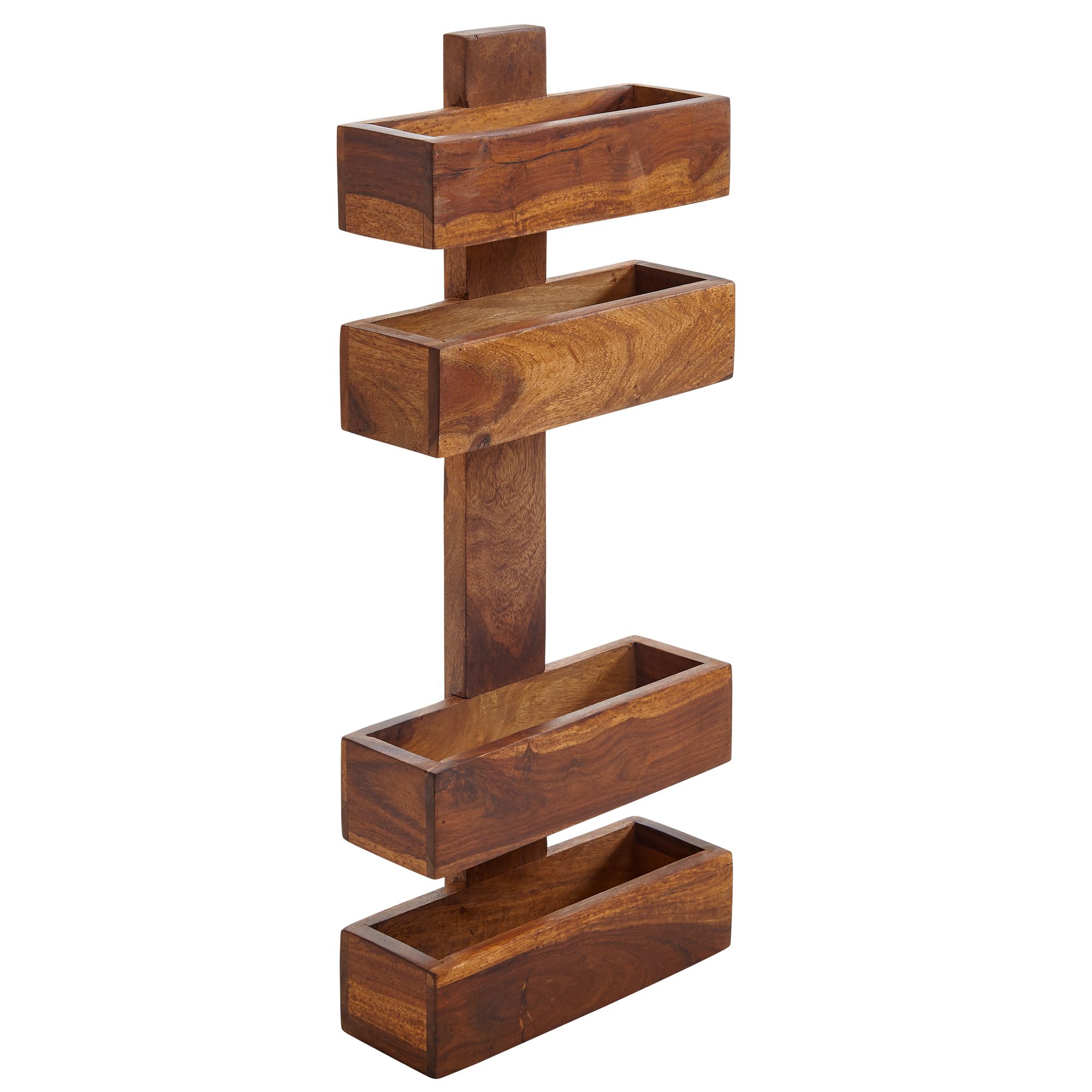 KADIMA DESIGN Zeitungsst&auml;nder NAKO Massivholz: Klassisch, stilvoll, viel Stauraum, handgefertigt 