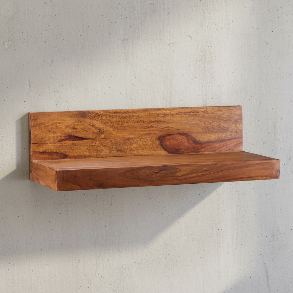 KADIMA DESIGN Wandregal NAKO Massivholz: Flexibles Landhaus-Design, verschiedene Gr&ouml;&szlig;en, pflegeleicht 