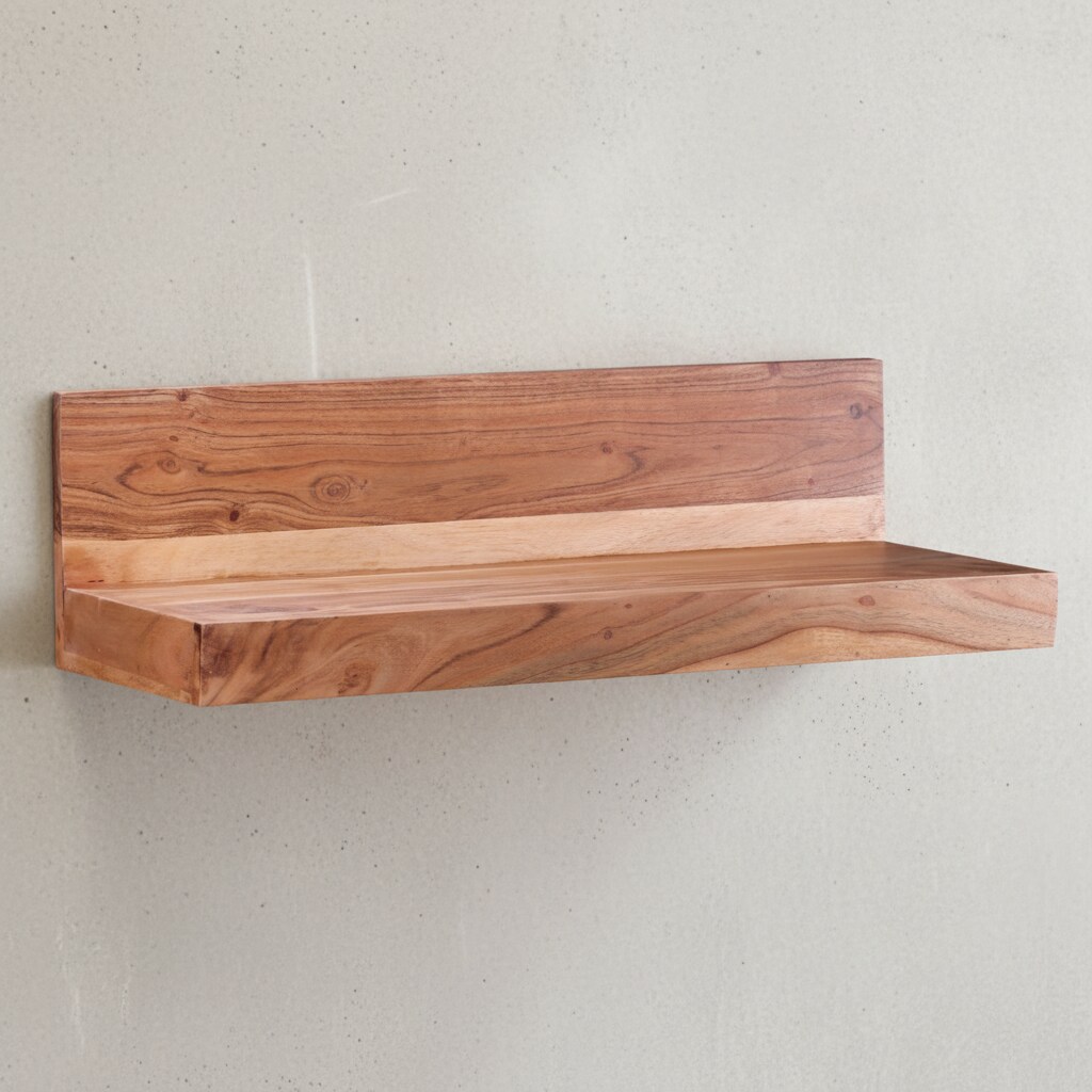 KADIMA DESIGN Wandregal NAKO Massivholz: Flexibles Landhaus-Design, verschiedene Gr&ouml;&szlig;en, pflegeleicht 