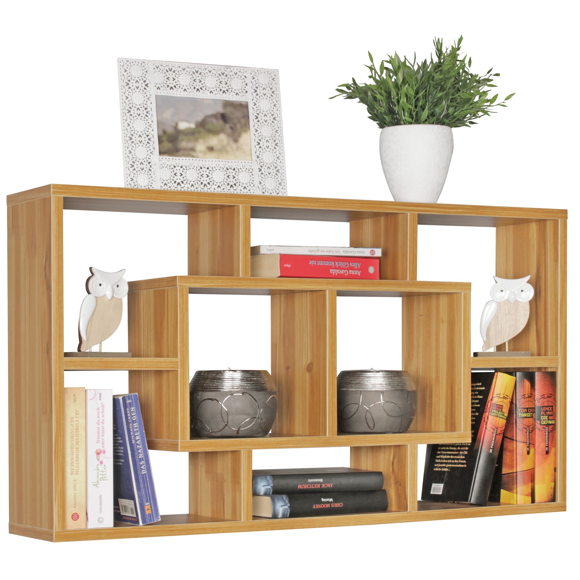 KADIMA DESIGN Wandregal RUR: Modernes Design, MDF, 85x47.5x16 cm, melaminharzbeschichtet 