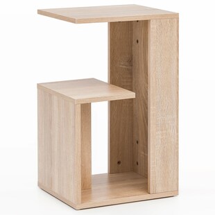 KADIMA DESIGN Beistelltisch BRENTA Holz: 3 Ablagen, 35x61x30 cm, Melaminharzbeschichtung 