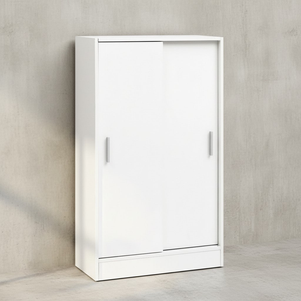 KADIMA DESIGN Aktenschrank aus Holz, modern, wasserabweisend, kratzfest, 60x107,5x28,5 cm.