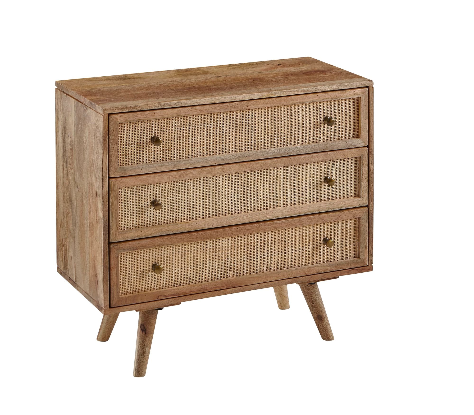 KADIMA DESIGN Massives Mango Holz Sideboard, Stilvoll & Funktional, Robustes und Elegantes Design 