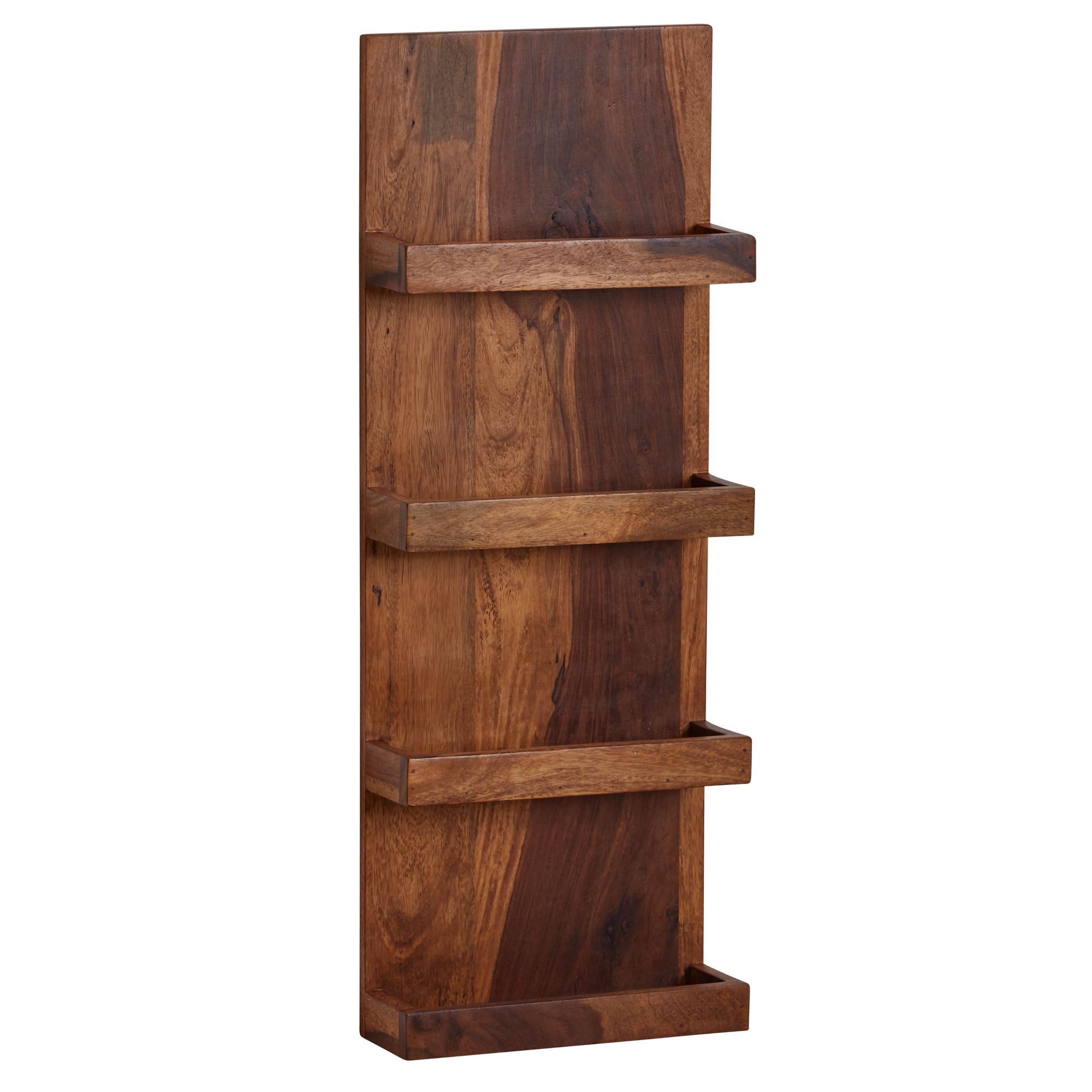 KADIMA DESIGN Sheesham Massivholz Wandregal, Nachhaltiges, handgefertigtes Regal 