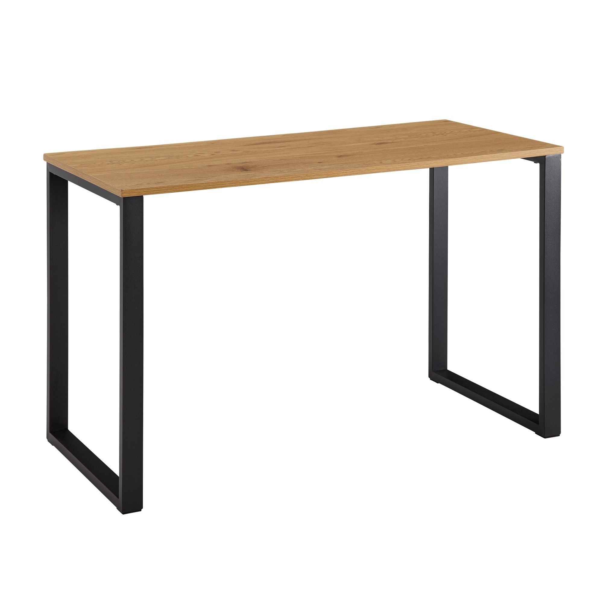 KADIMA DESIGN Eiche-Schreibtisch, Robuste Metallbeine, Vielseitig, Stabil, Modern, 120x60x76 cm 