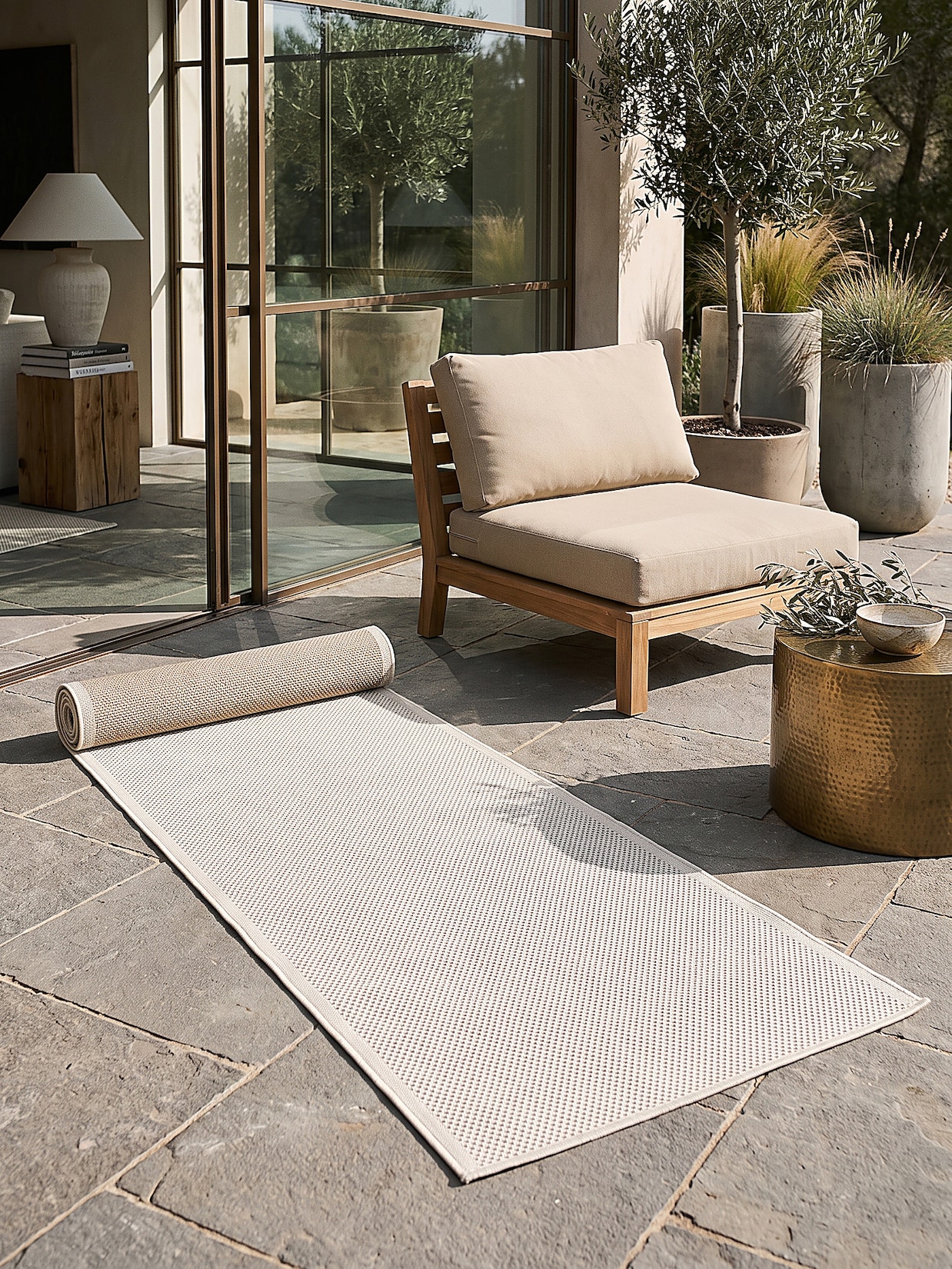 Läufer Pflegeleicht Creme 80x150 cm - BORNO Kadima Design