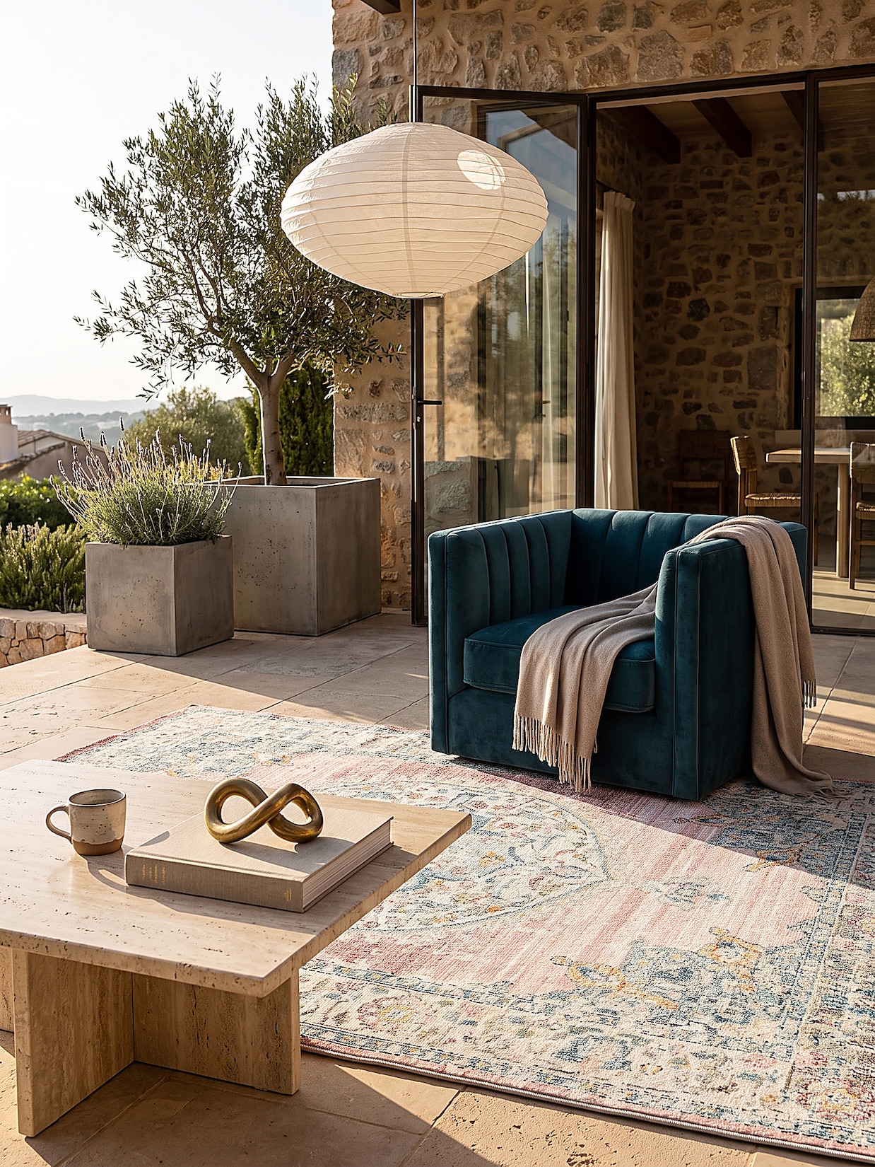 Outdoor-Teppich Wetterfest Pink 140x200 cm - LIMMAT Kadima Design