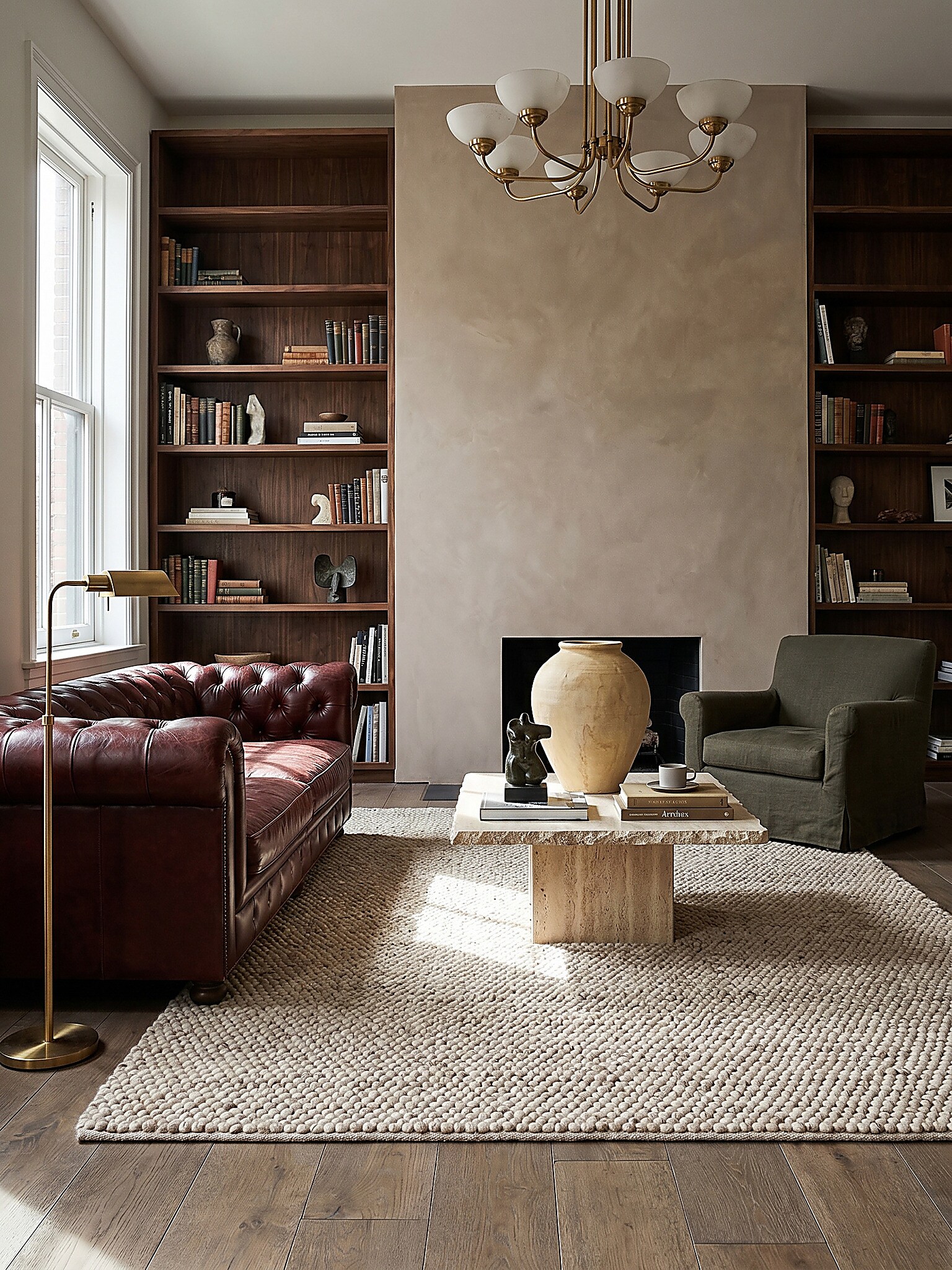 Teppich uni Beige 80 x 150 cm - MEDWAY | Kadima Design 