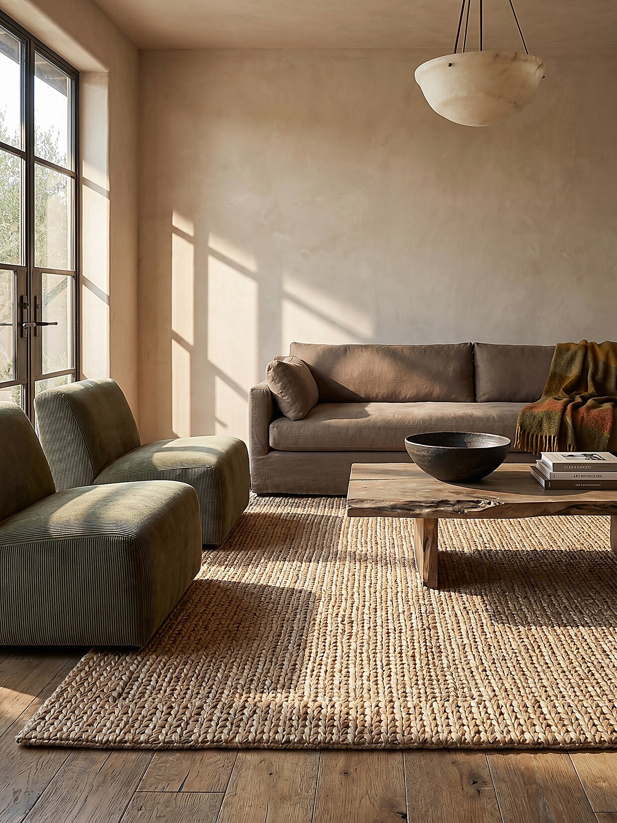 Teppich Boho Natur 160 x 230 cm - CHASE Kadima Design