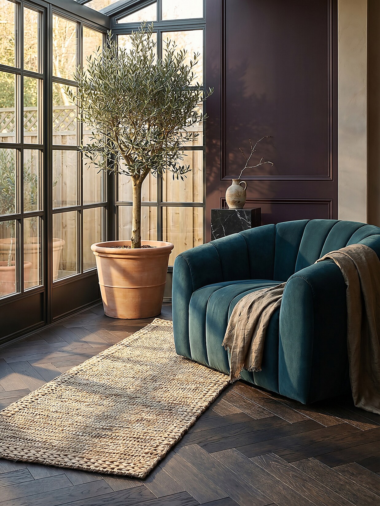 Läufer Boho Natur 60 x 230 cm - CHASE Kadima Design