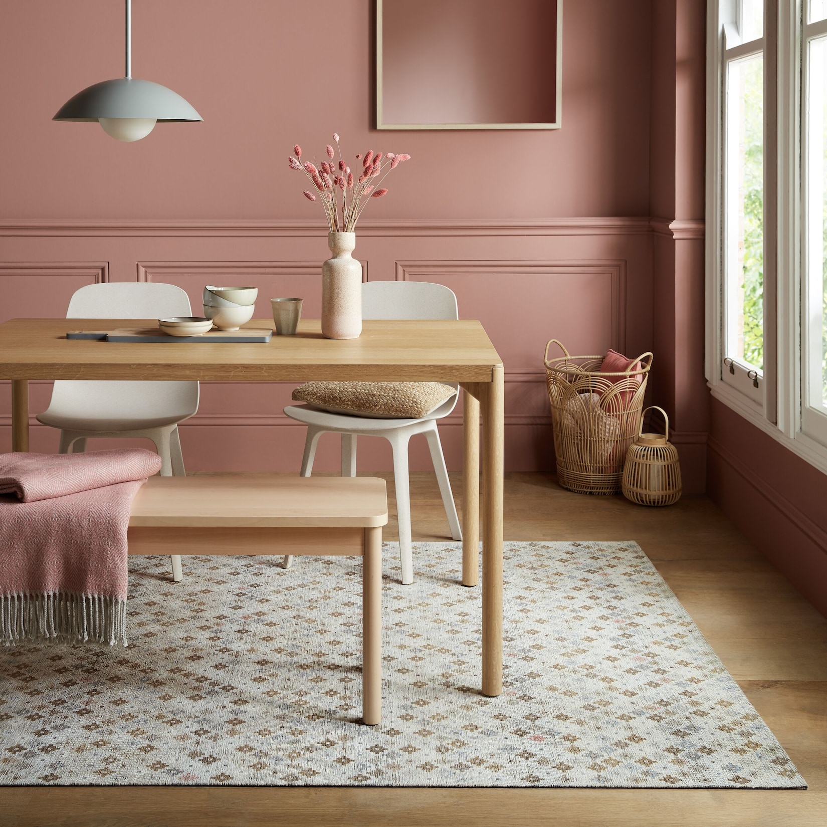 Teppich Boho Erdtöne-Bunt 200 x 290 cm - COQUET Kadima Design